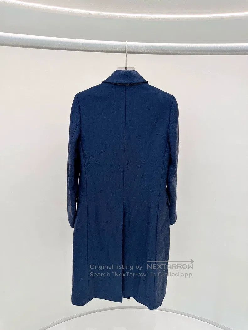 Brunello Cucinelli Brunello Cucinelli Blue Lapel Overcoat Size XS / US 0-2 / IT 36-38 - 2 Thumbnail