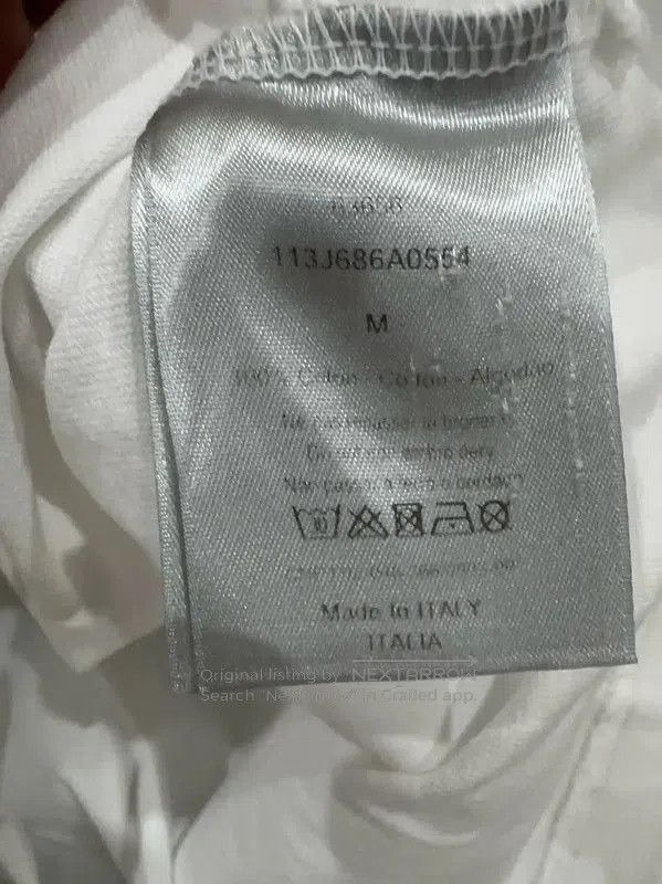 Other Dior Men's Cotton T-Shirt in White . Size US M / EU 48-50 / 2 - 5 Thumbnail