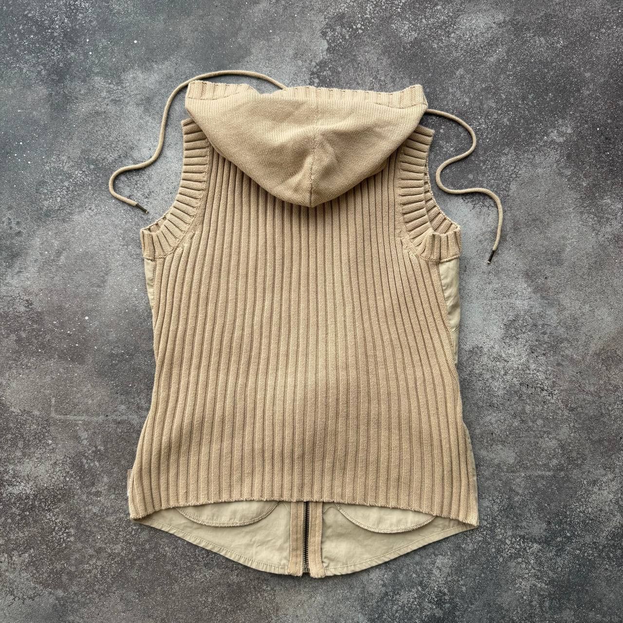 DKNY DKNY Vintage Avant Garde Hooded Vest Jacket Size S / US 4 / IT 40 - 8 Thumbnail