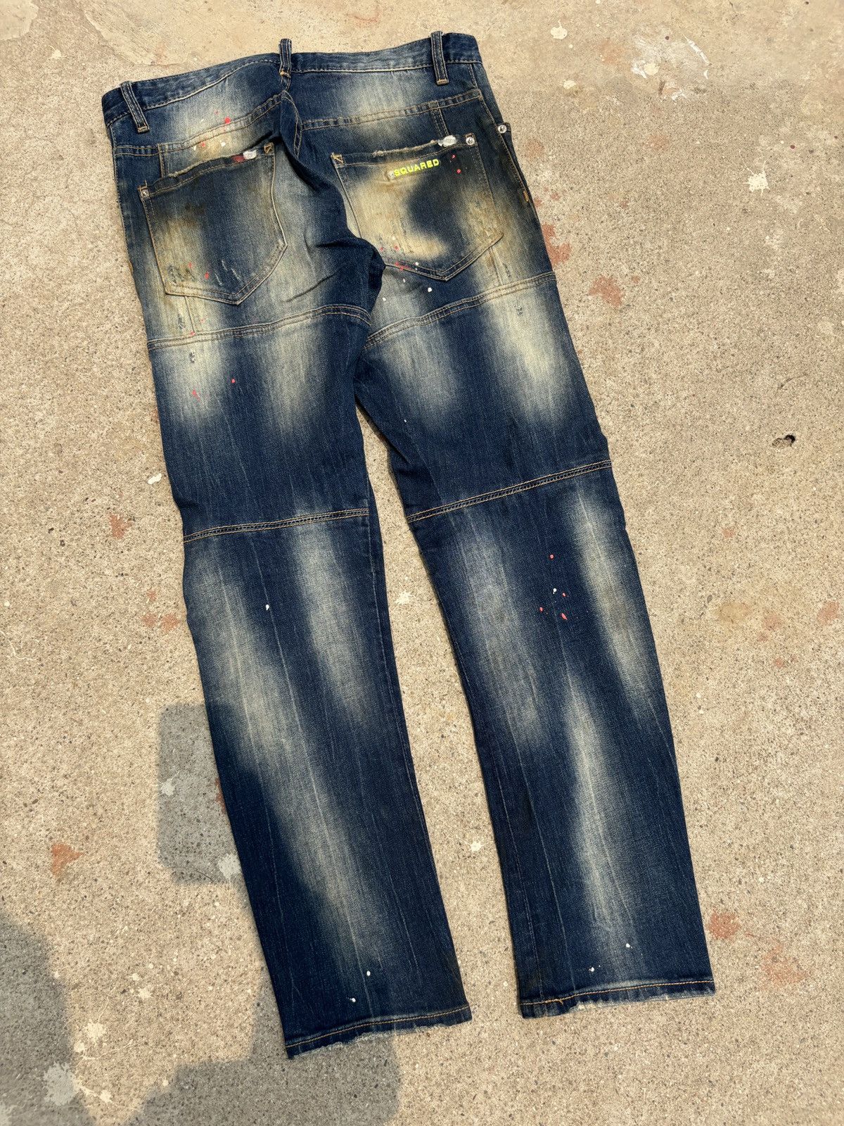 Dsquared2 Vintage DSQUARED2 Paint Splater slim jean Size US 32 / EU 48 - 22 Thumbnail