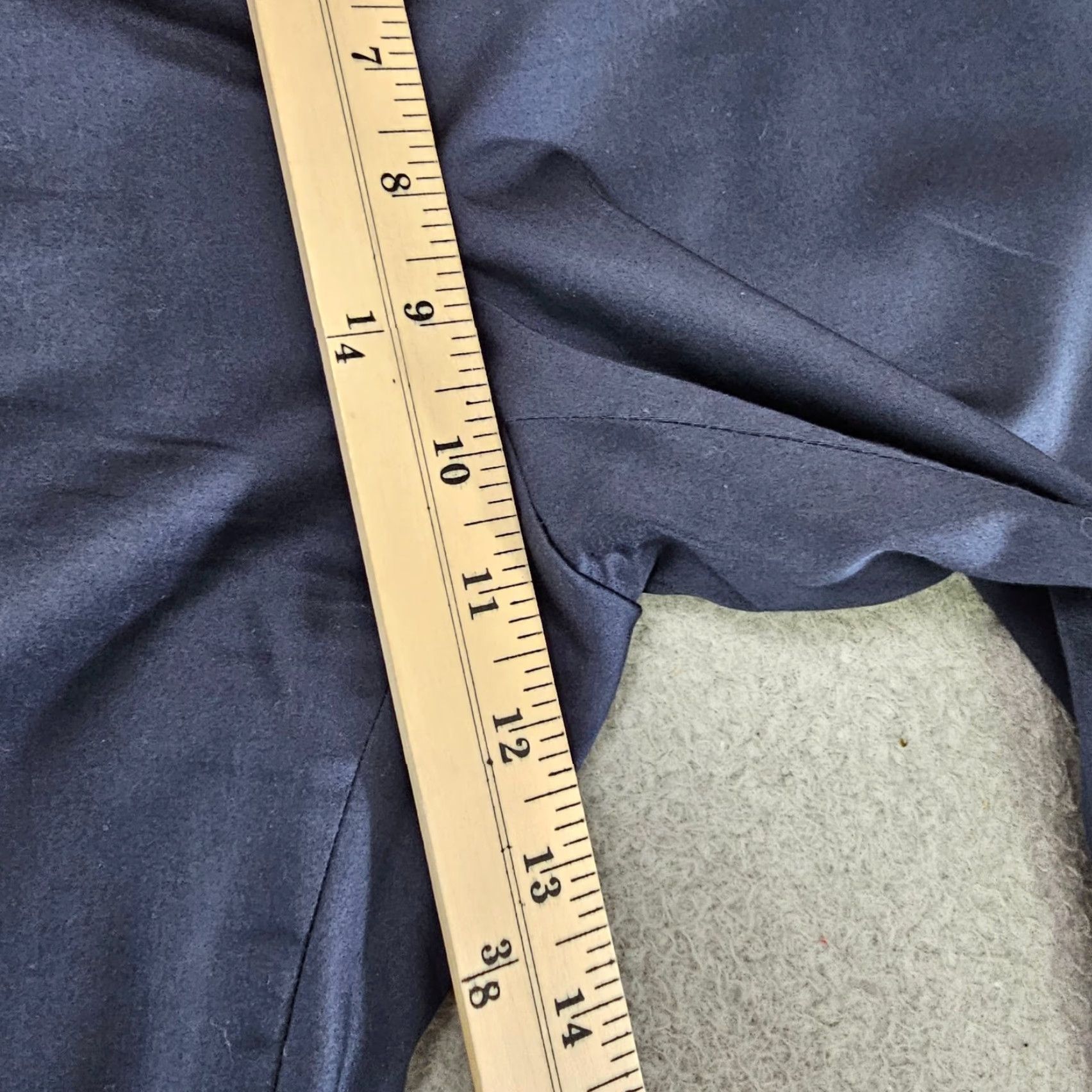 Giorgio Armani VINTAGE Giorgio Armani Dress Pants Womens 38x25 Navy High Rise Wide Flat Front Trousers Size 26" / US 2 / IT 38 - 2 Thumbnail
