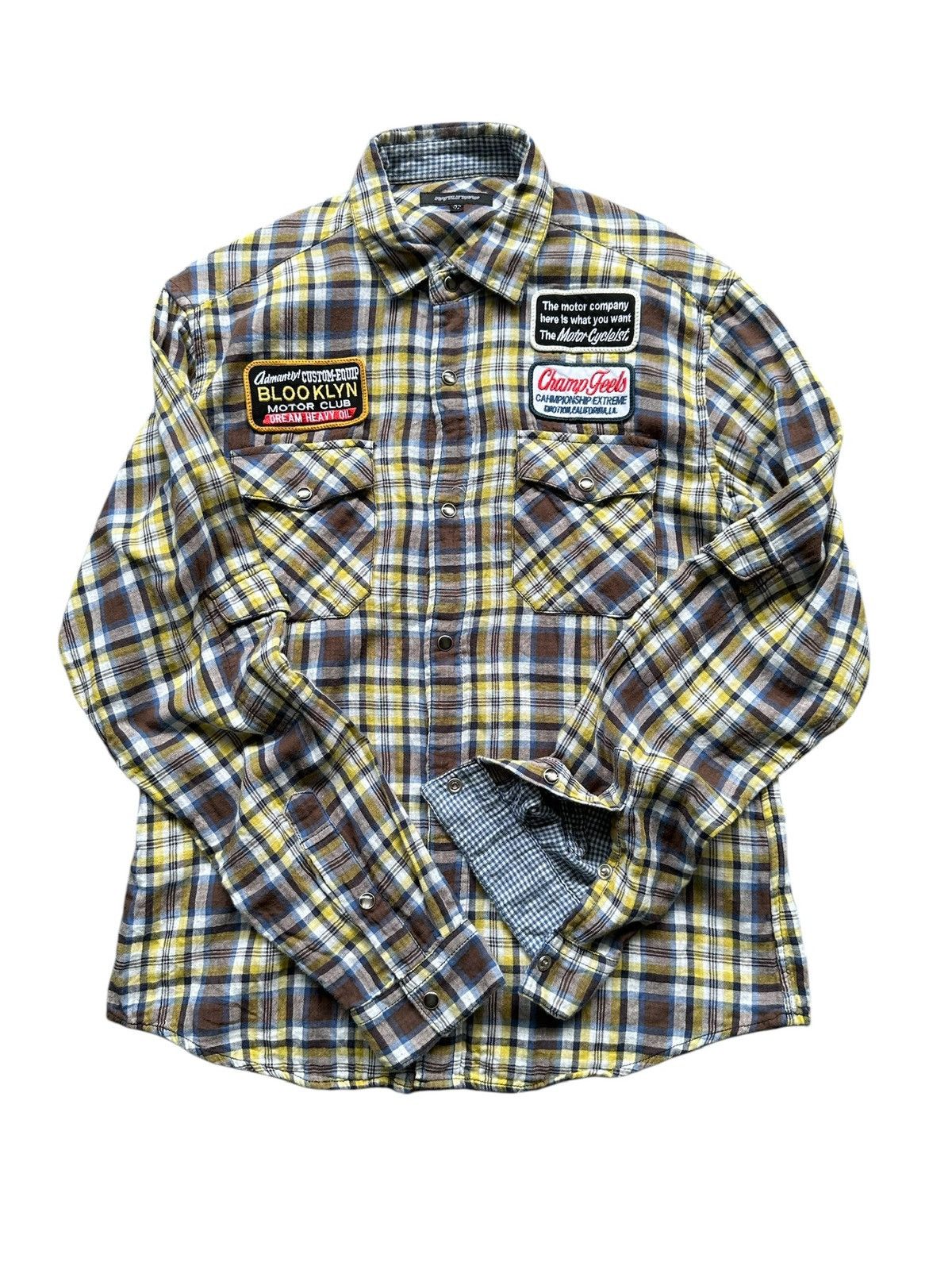 Hysteric Glamour 2010's Rattle trap checked snap button shirt Size US M / EU 48-50 / 2 - 4 Thumbnail