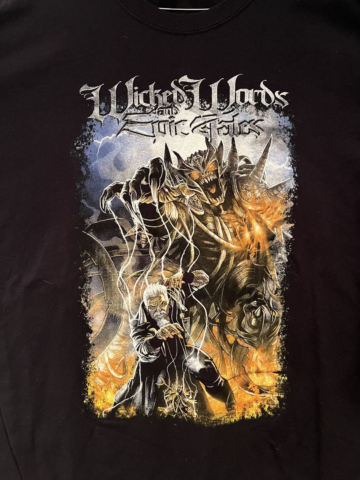 Gildan Jon Schaffer “ wicked words and epic tales” tshirt Size US XXL / EU 58 / 5 - 2 Thumbnail