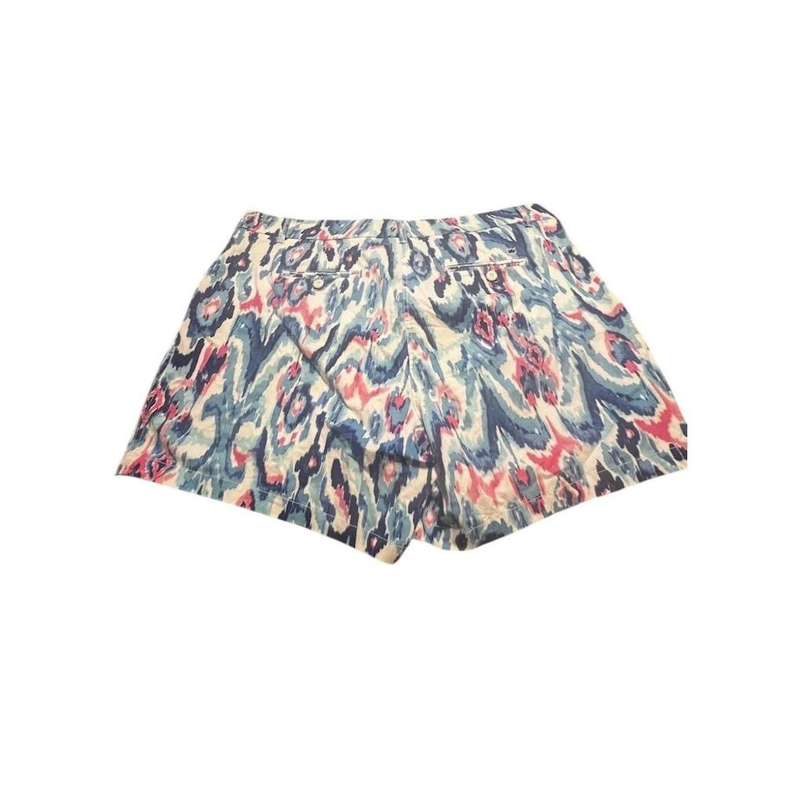 Tuff Crowd Crown & Ivy Shorts Caroline 20W White Abstract Button Size 42" / US 20 - 3 Thumbnail
