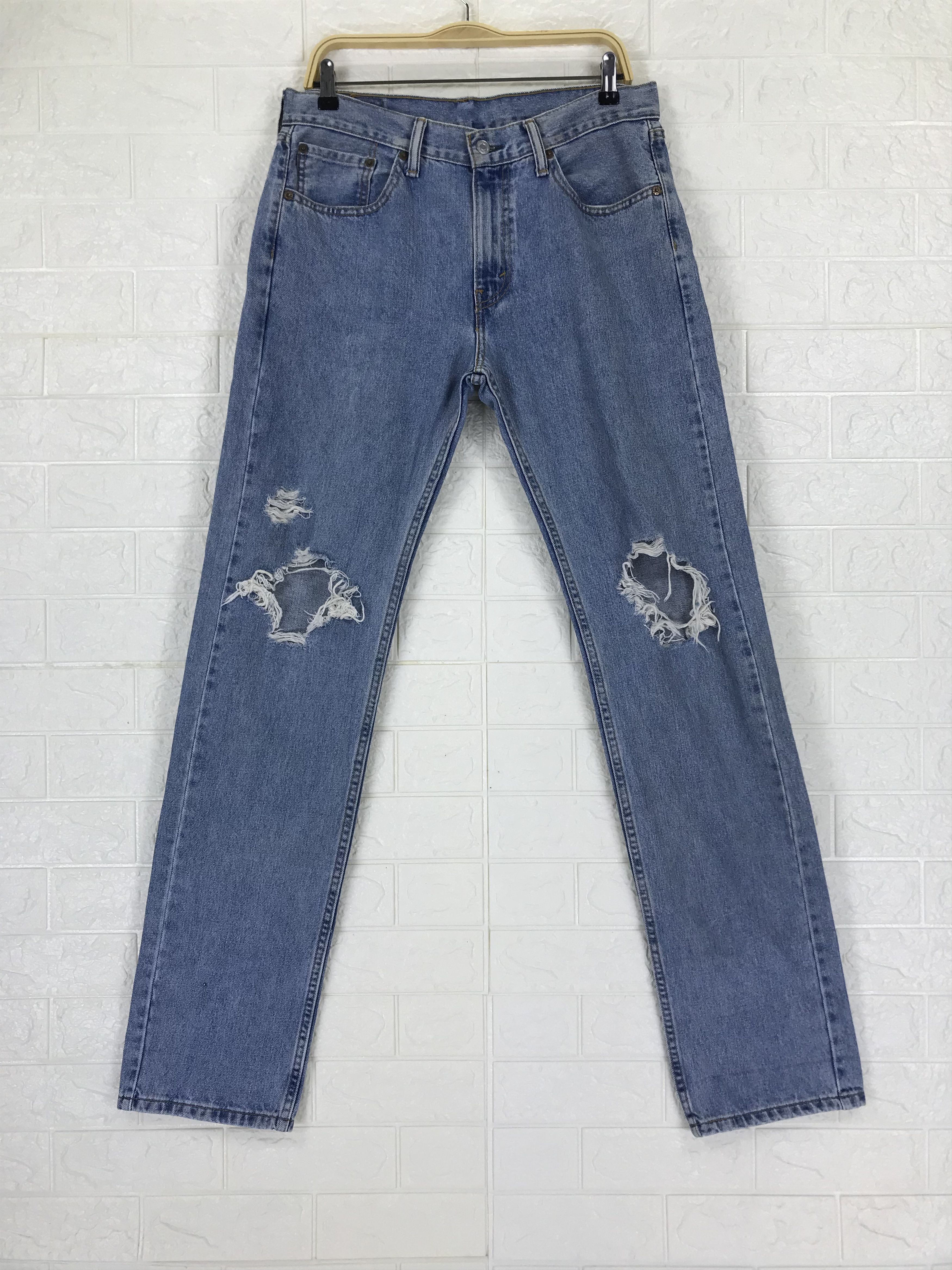 Levi's Vintage Levi's 505 Distressed Jeans Size US 32 / EU 48 - 1 Thumbnail