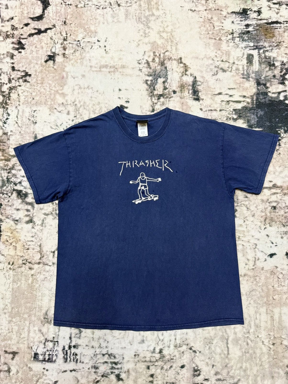 Thrasher × Vintage Vintage Y2K Trasher Skateboard San Fracisco Tshirt Size US L / EU 52-54 / 3 - 3 Thumbnail