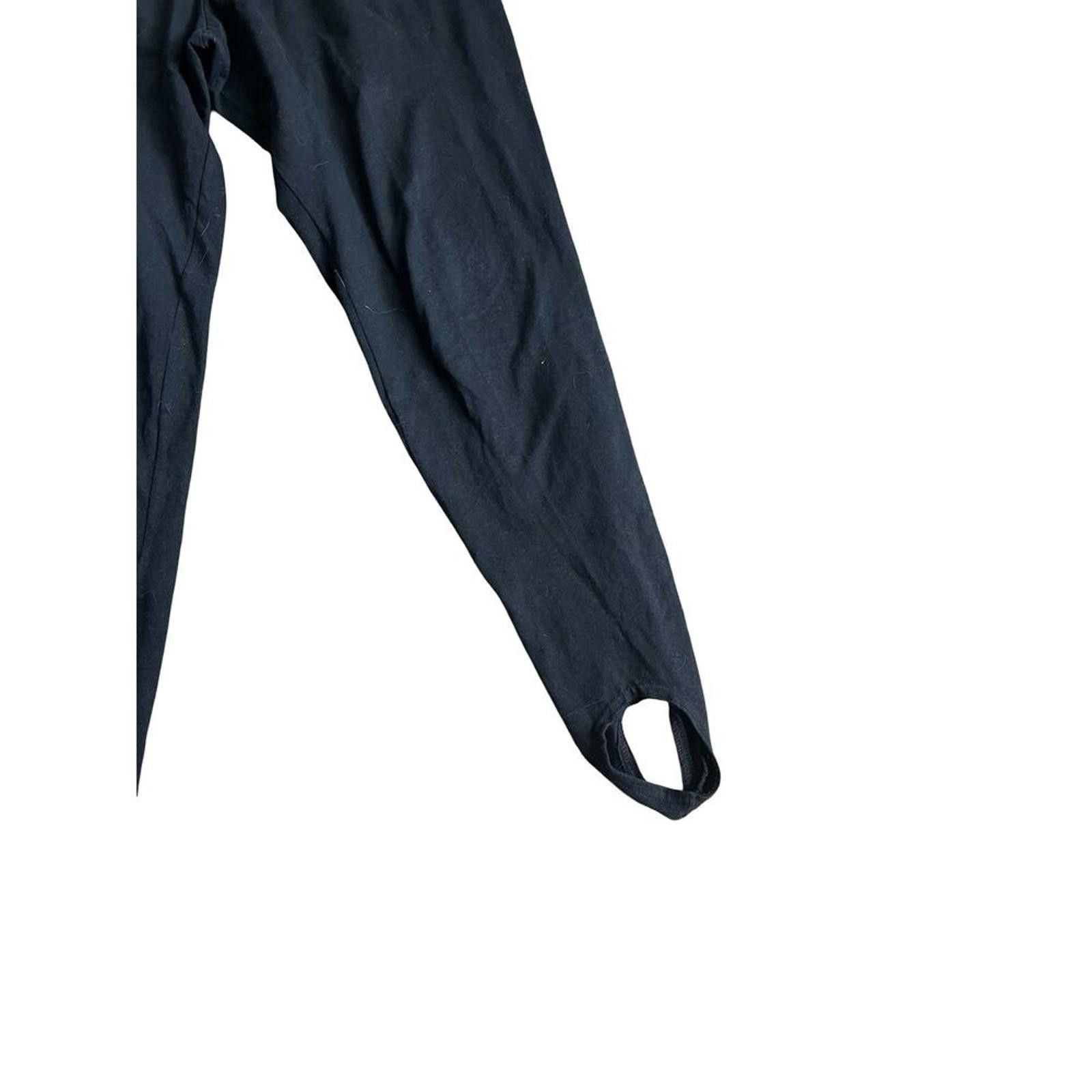 Unknown London Women's Black Stirrup Leggings Activewear Size 30" / US 8 / IT 44 - 4 Thumbnail