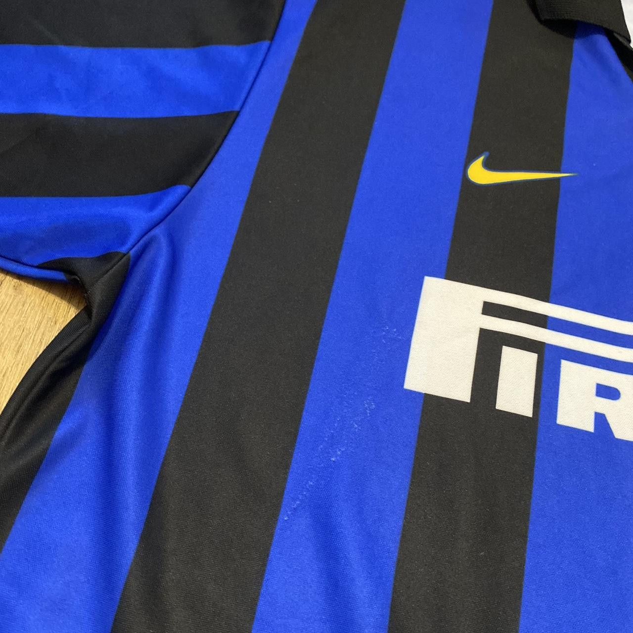 Nike 1998-99 Inter Mediolan Nike Home Serie A Pirelli Size US XL / EU 56 / 4 - 6 Thumbnail
