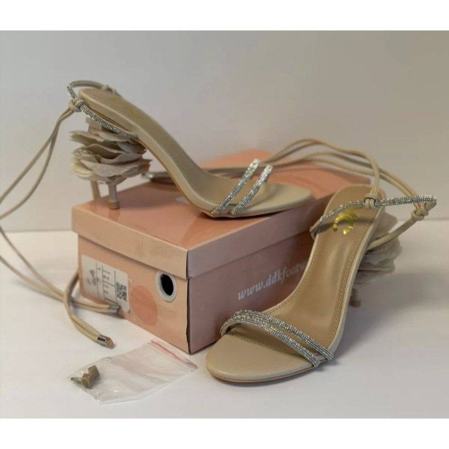Other MC / Mel-48 / Beige / Nude / Strappy / Heeled Sandals With Size US 6.5 / IT 36.5 - 6 Thumbnail
