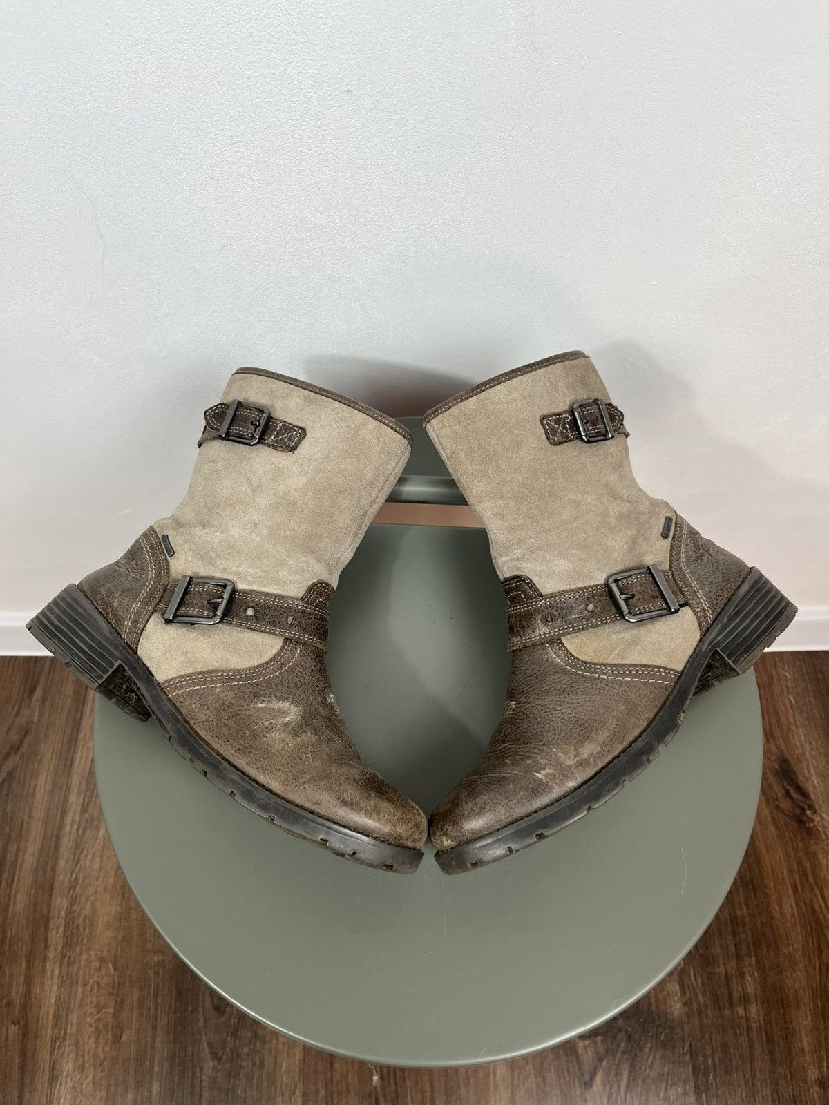 Women’s Gore-Tex Mid Boots EU 37 Brown Leather Suede