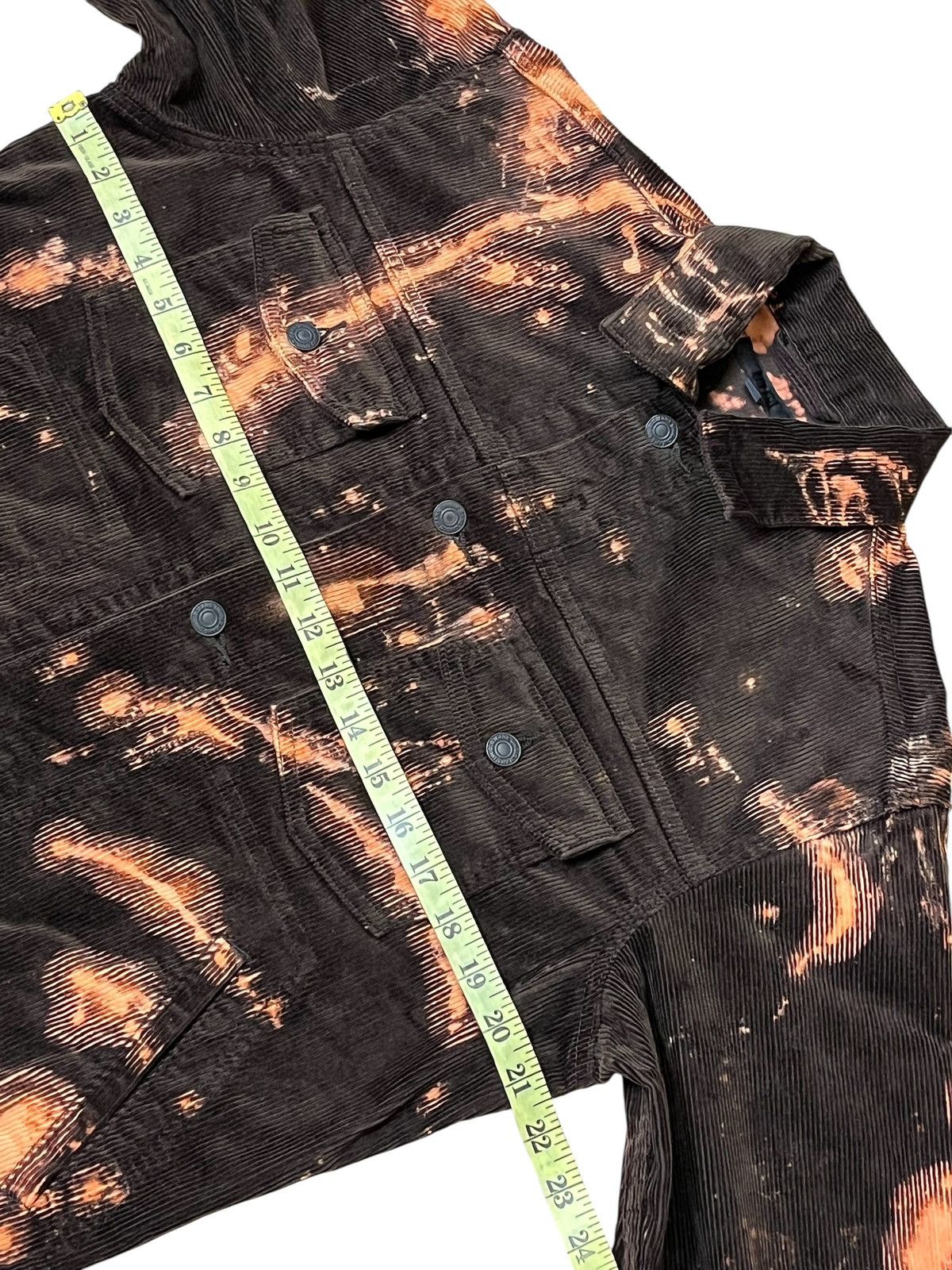 Japanese Brand UNIQLO acid washed punk rock&roll trucker corduroy jackets Size US S / EU 44-46 / 1 - 12 Thumbnail