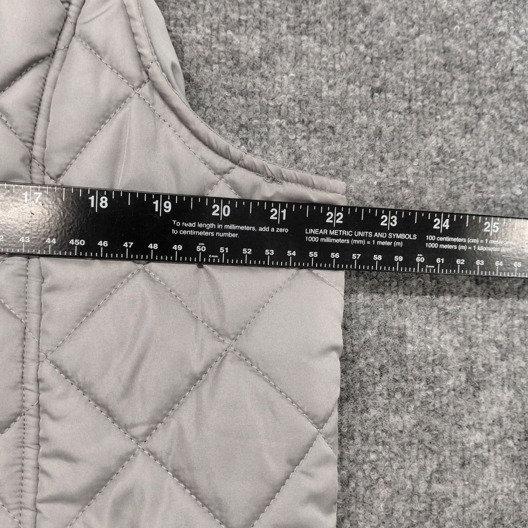 Vintage Kim Rogers Vest Women’s XL Gray Puffer Quilted Zipper Collared Pockets Size XL / US 12-14 / IT 48-50 - 7 Thumbnail