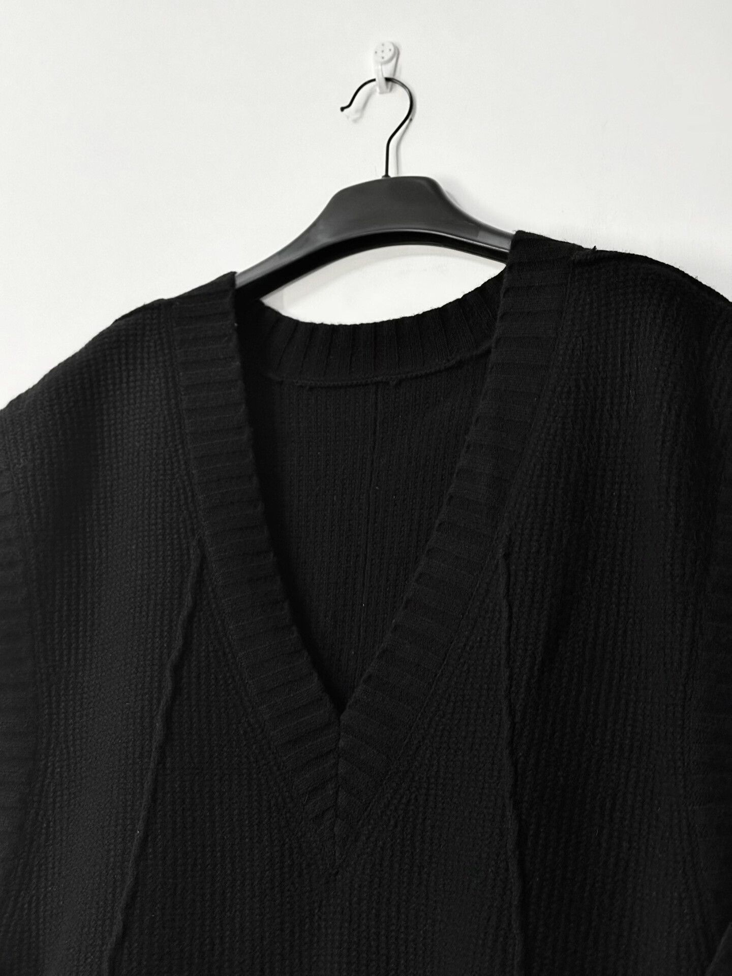 DUST Dark Avant-Garde Deconstructed Knit Vest Size US L / EU 52-54 / 3 - 1 Thumbnail