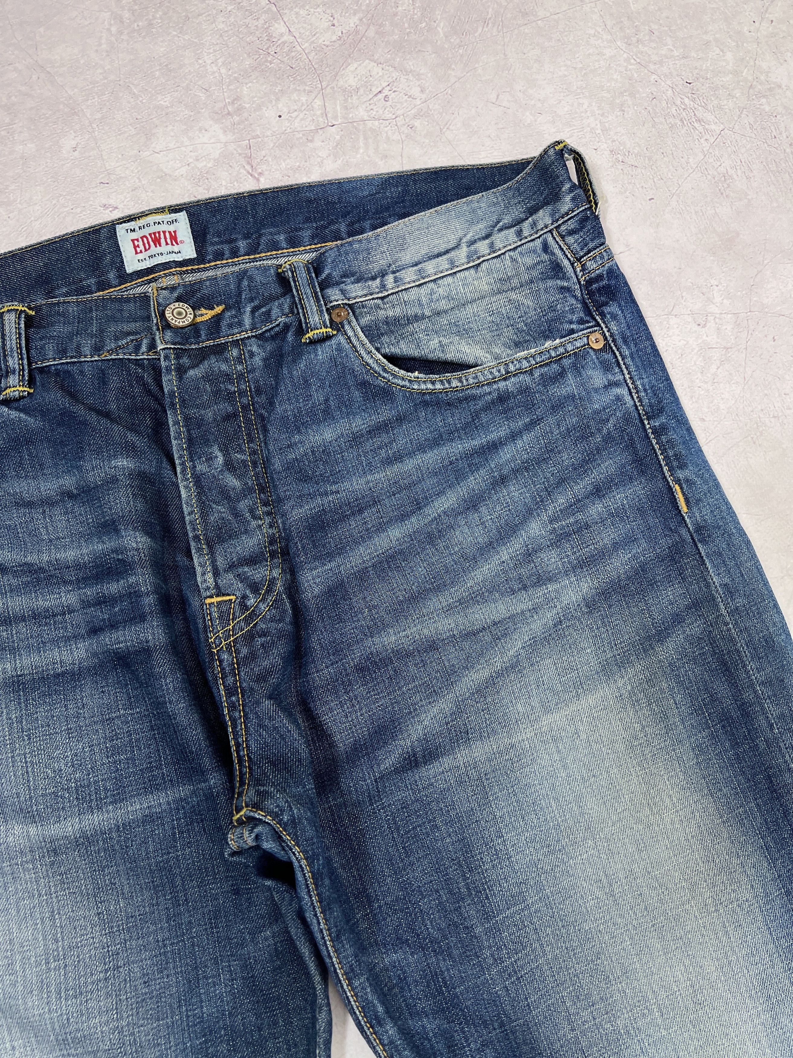 Edwin × Japanese Brand Edwin Denim Pant Jeans ED-71 Slim Size US 36 / EU 52 - 6 Thumbnail