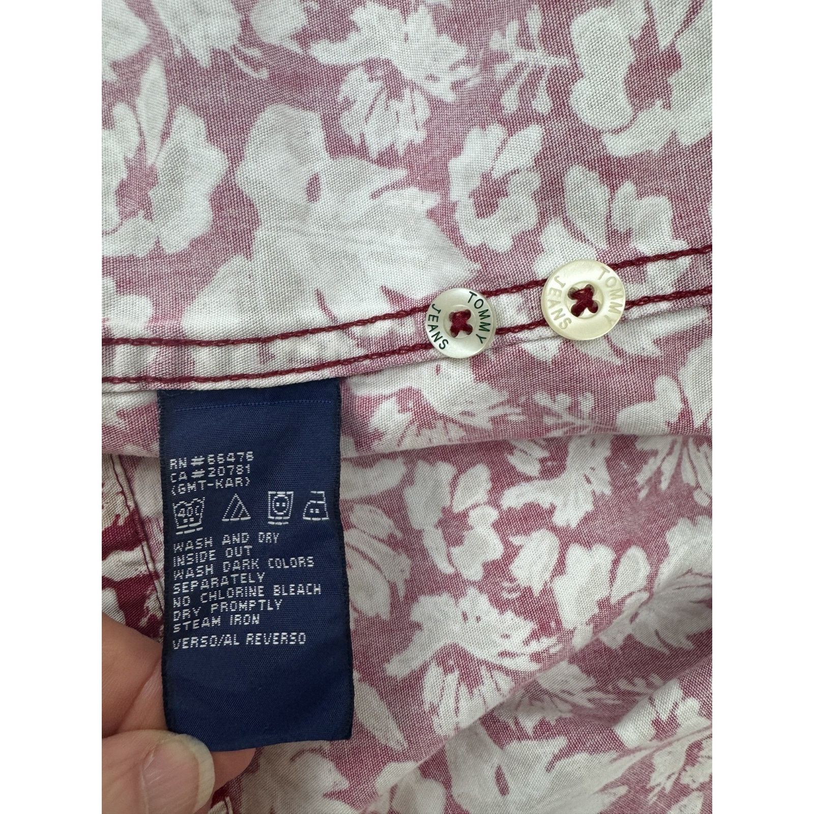 Tommy Hilfiger Y2K Vintage Tommy Hilfiger Hawaiian Shirt Button Floral XL Size US XL / EU 56 / 4 - 5 Thumbnail