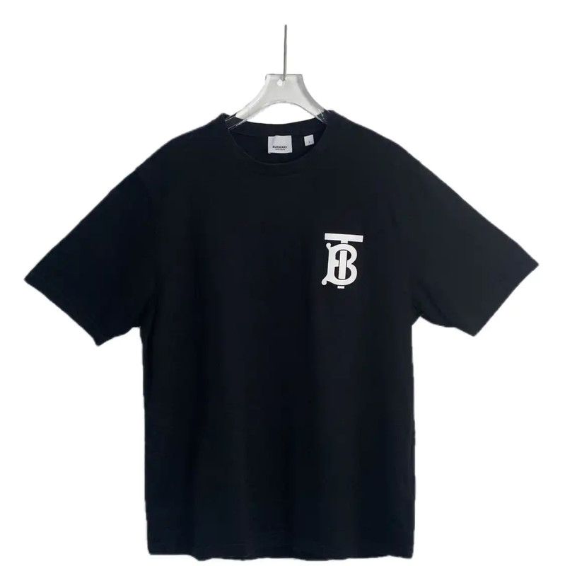 Burberry Burberry Black Cotton Men's T-Shirt Size US S / EU 44-46 / 1 - 1 Thumbnail