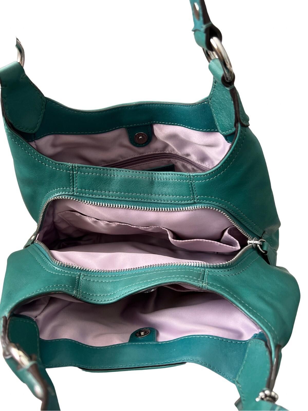 Coach Coach Ashely Carryall Purse Navy Or Green Size ONE SIZE - 4 Thumbnail