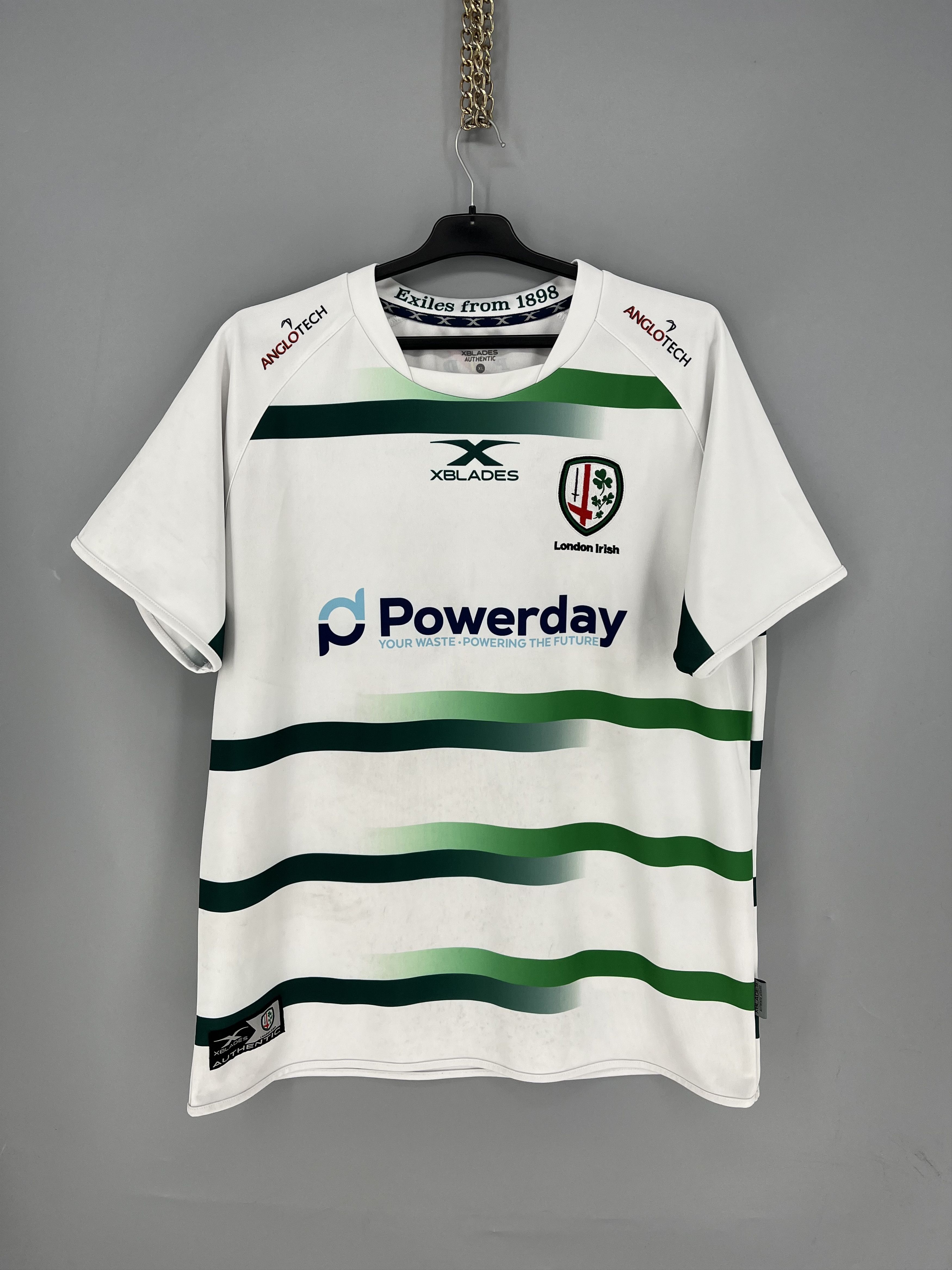 Vintage London Irish XBlades Rugby Jersey Powerday Size US XL / EU 56 / 4 - 1 Thumbnail