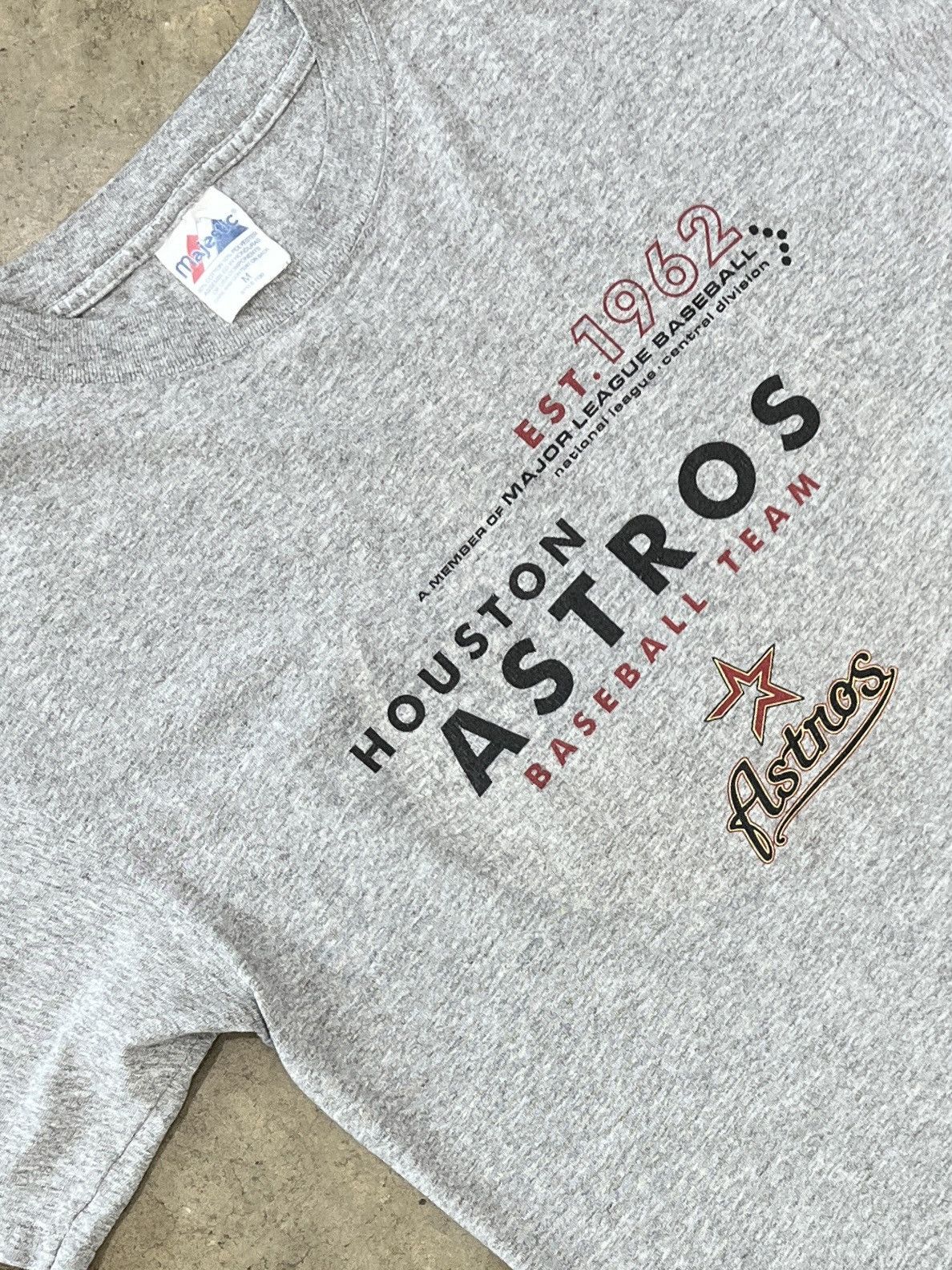 MLB Vintage MLB 2000s Houston Astros Baseball Tee Medium Size US M / EU 48-50 / 2 - 1 Thumbnail