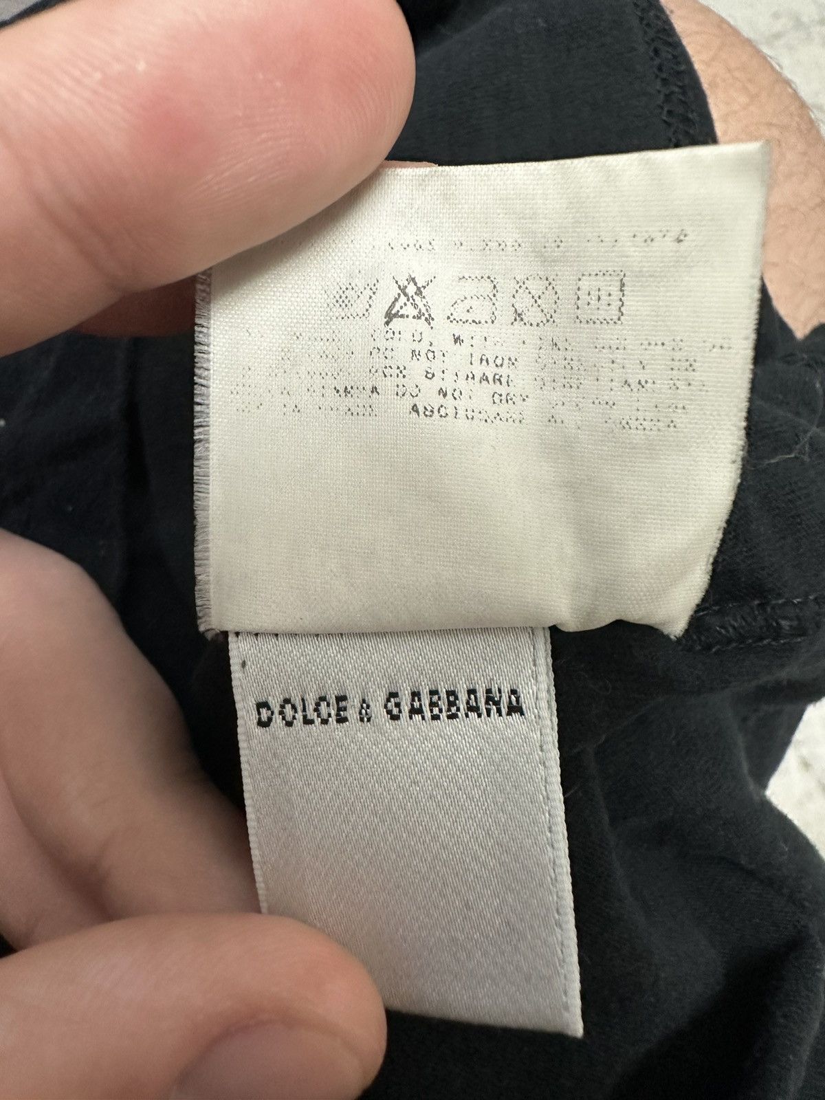 Dolce & Gabbana Dolce Gabbana Black Small Logo Longsleeve luxury hype y2k Size M / US 6-8 / IT 42-44 - 6 Thumbnail