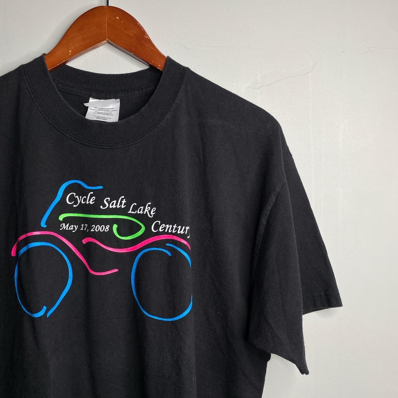 Other Cycle Salt Lake Century 2008 black tee size large Size US L / EU 52-54 / 3 - 2 Thumbnail