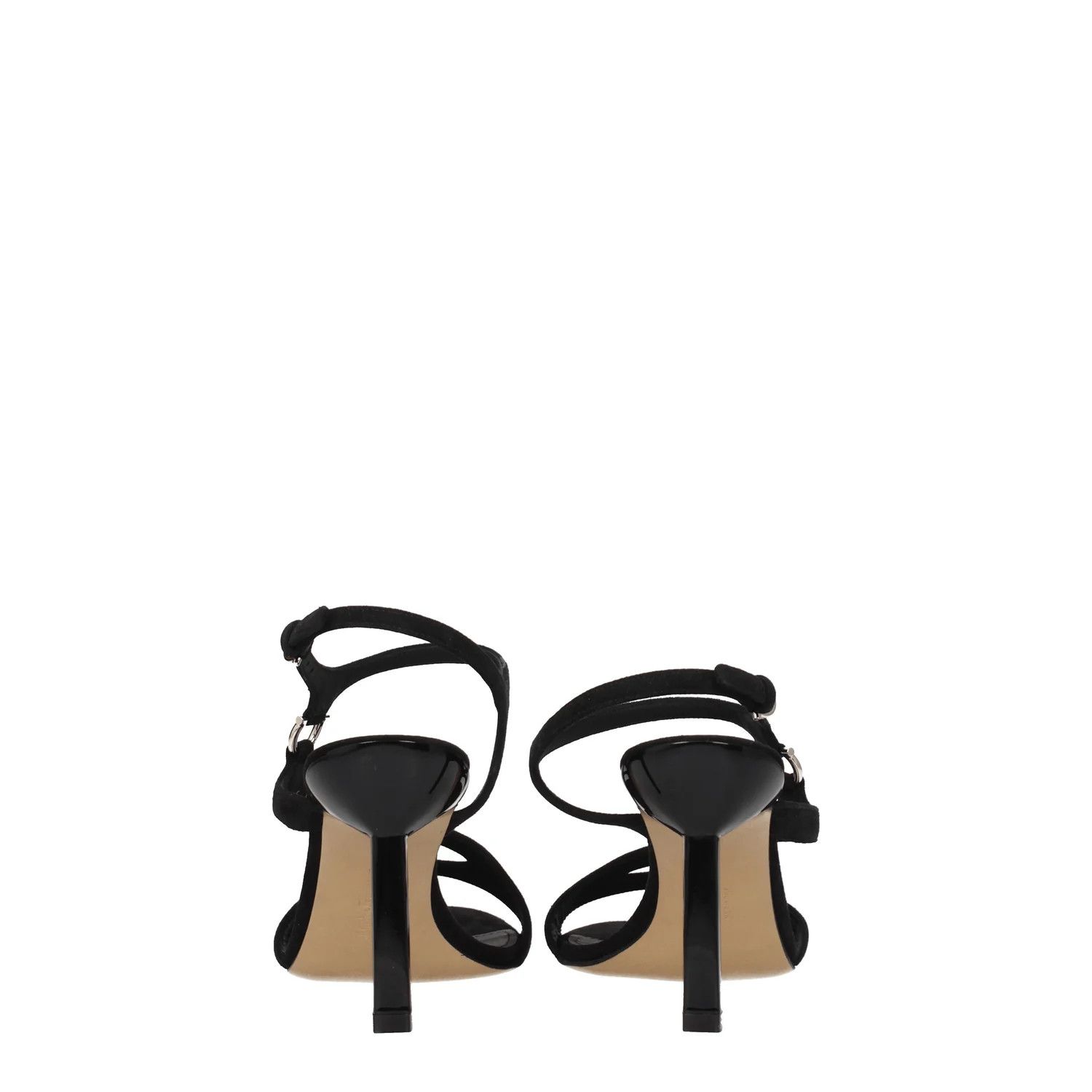 Salvatore Ferragamo ob1o1e1224 Suede Sandals in Black Size US 6.5 / IT 36.5 - 5 Thumbnail
