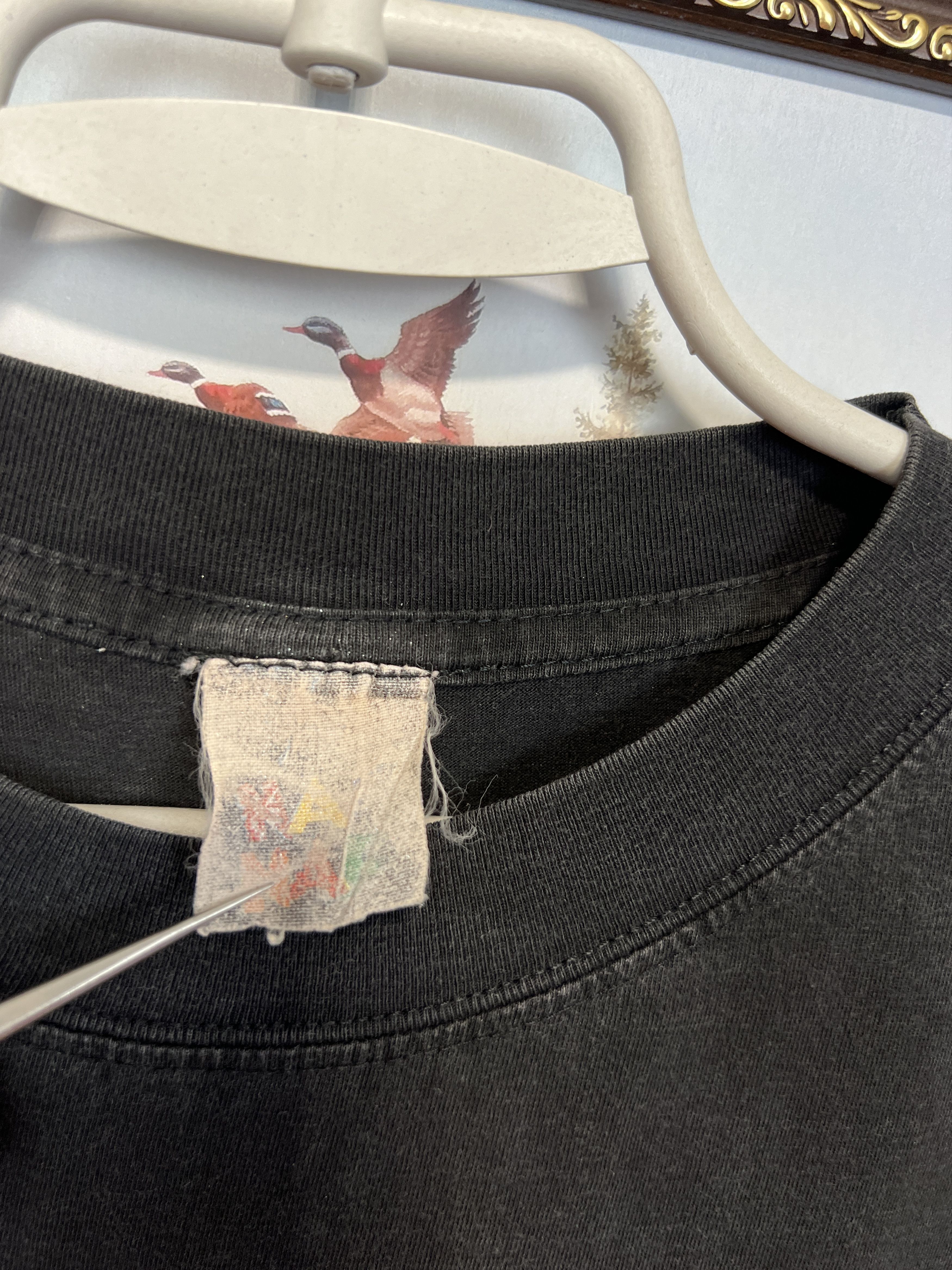 Vintage Une Touche de Naf Naf Perfume Over Print Shirt Jersey Size US XL / EU 56 / 4 - 5 Thumbnail