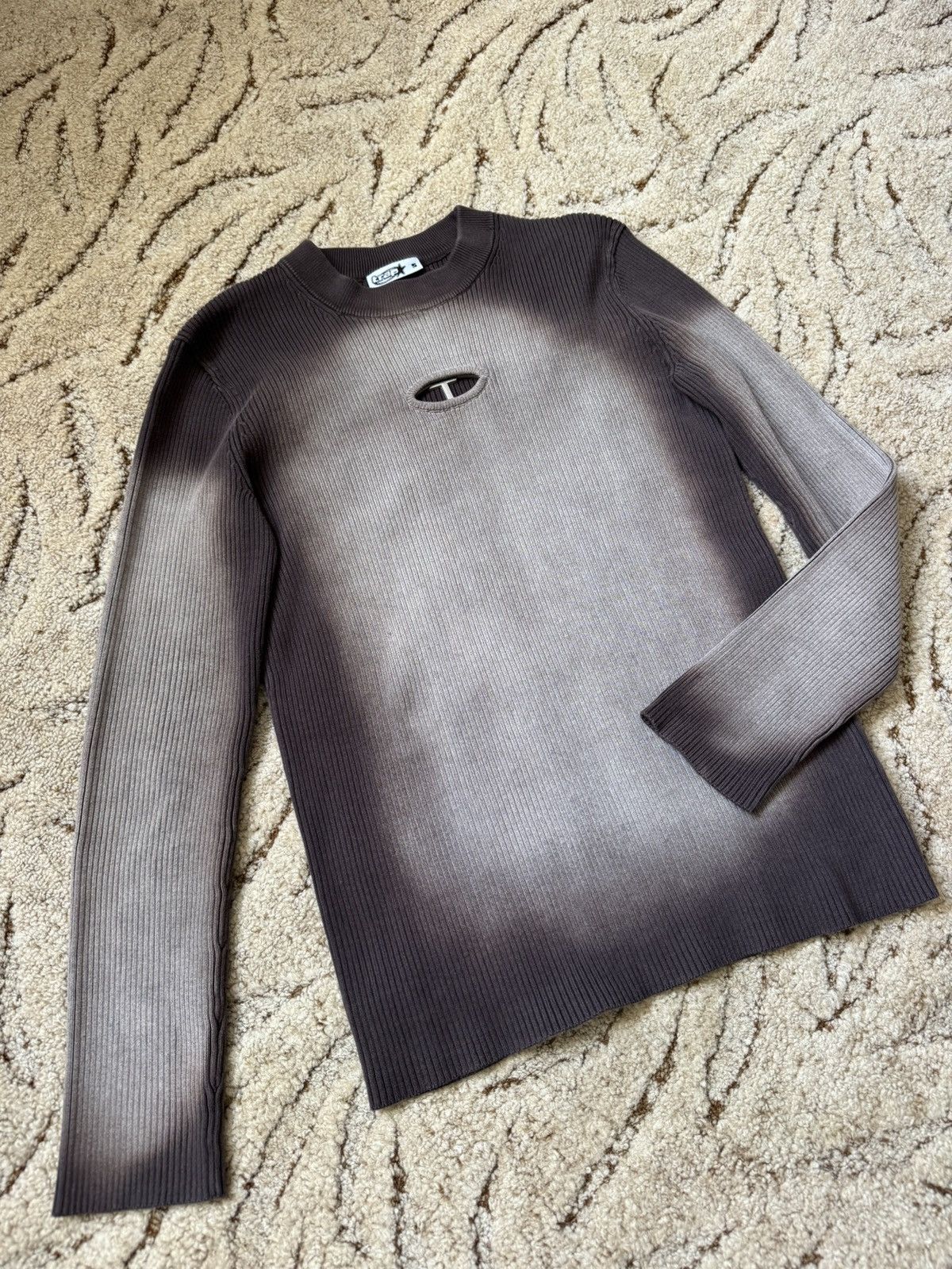 Trapstar London Trapstar Y2K Streetwear smoking Ribbed T-Logo sweater Size US L / EU 52-54 / 3 - 4 Thumbnail