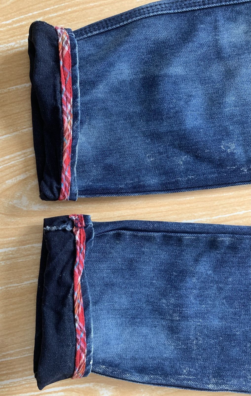 Japanese Brand Street Setup est 2007 Mud Wash Denim Jeans Pants Size US 30 / EU 46 - 14 Thumbnail