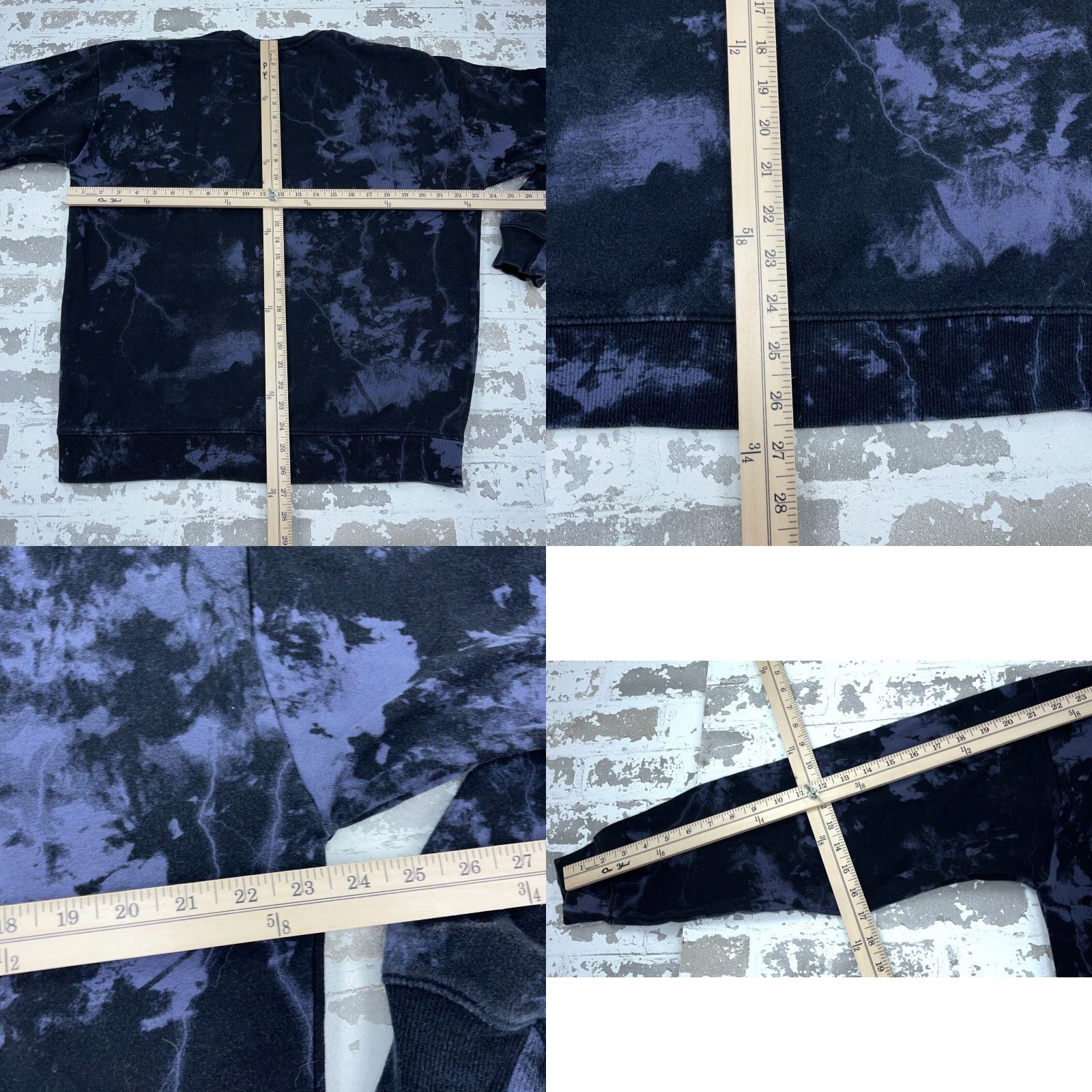 Under Armour Under Armour Sweatshirt Men Medium Black Purple Project Rock Crew Neck Tie Dye Size US M / EU 48-50 / 2 - 8 Thumbnail