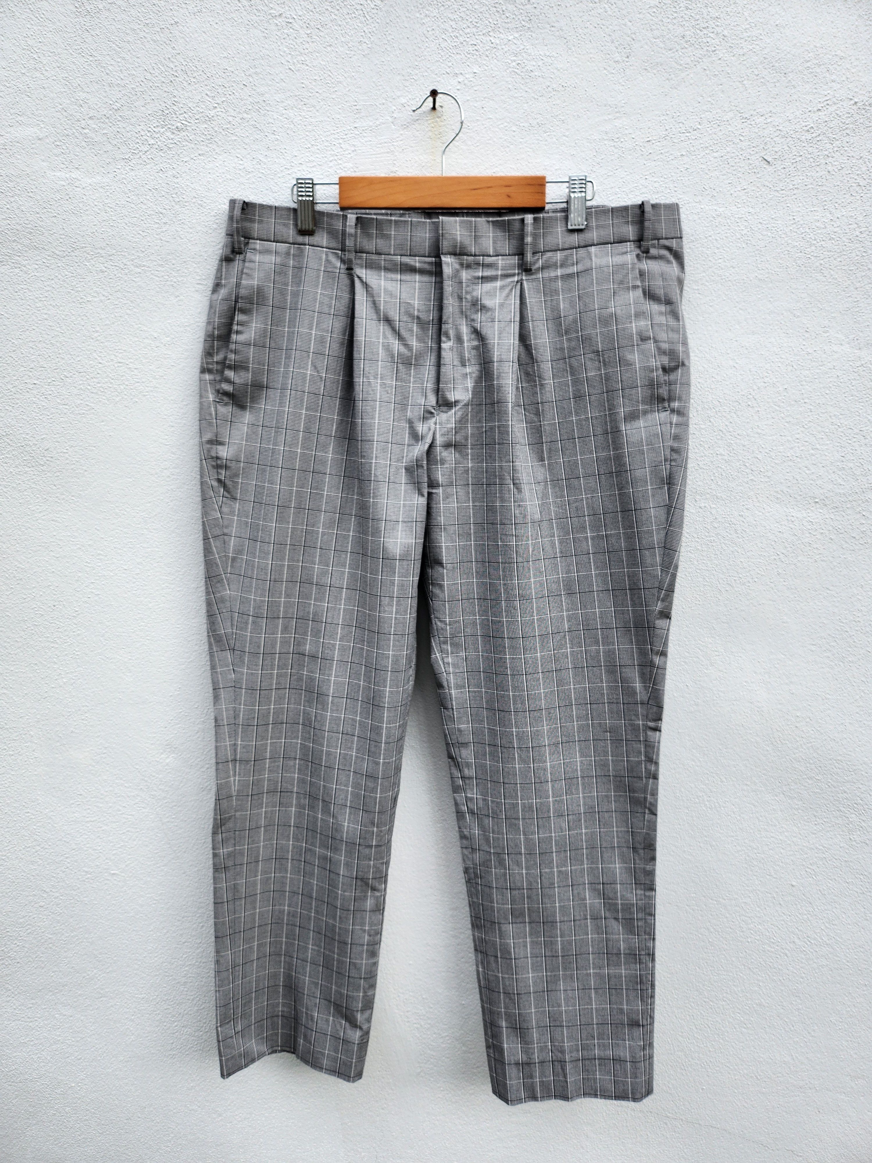 Japanese Brand 💥DoClasse Casual Check Pants Size US 35 - 1 Thumbnail