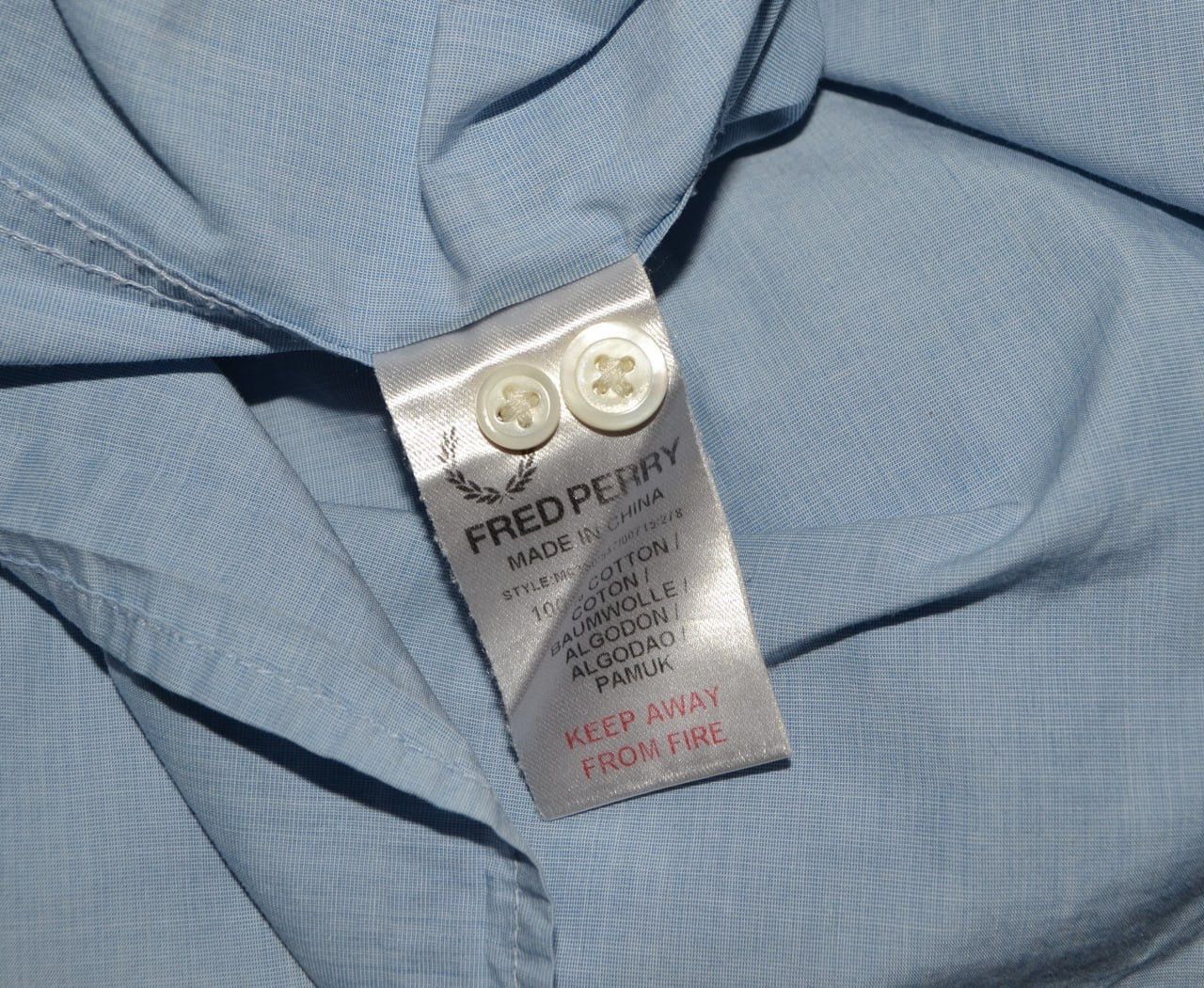 Fred Perry FRED PERRY Men's Short Sleeve Shirt size L Size US L / EU 52-54 / 3 - 9 Thumbnail