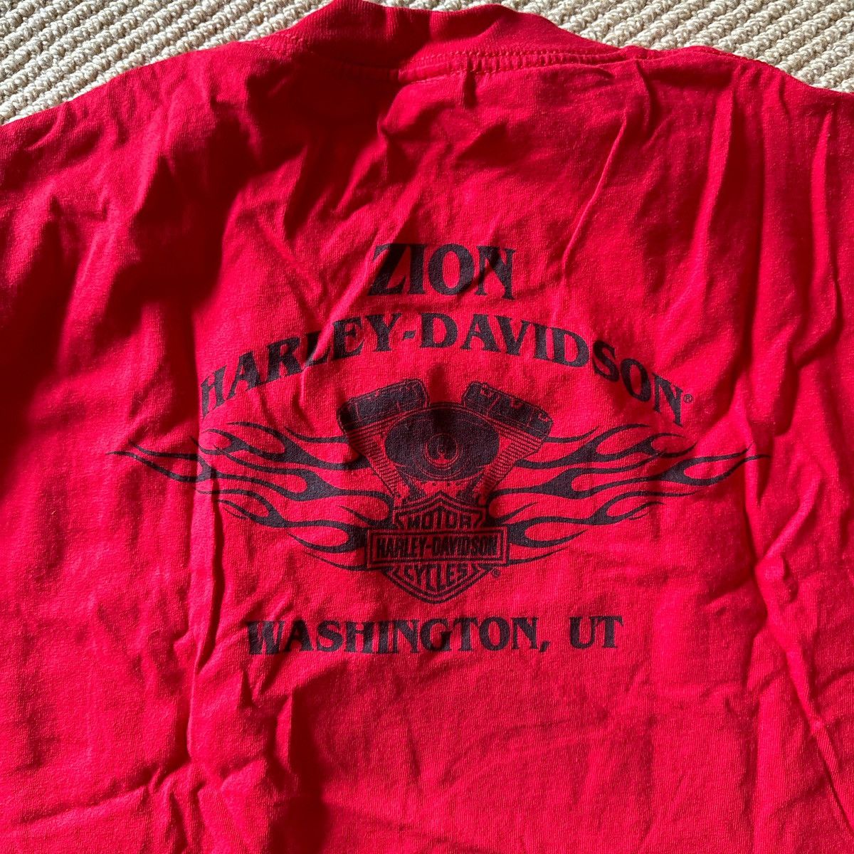 Harley Davidson × Vintage Vintage Harley Davidson Zion T shirt Size US XL / EU 56 / 4 - 2 Thumbnail