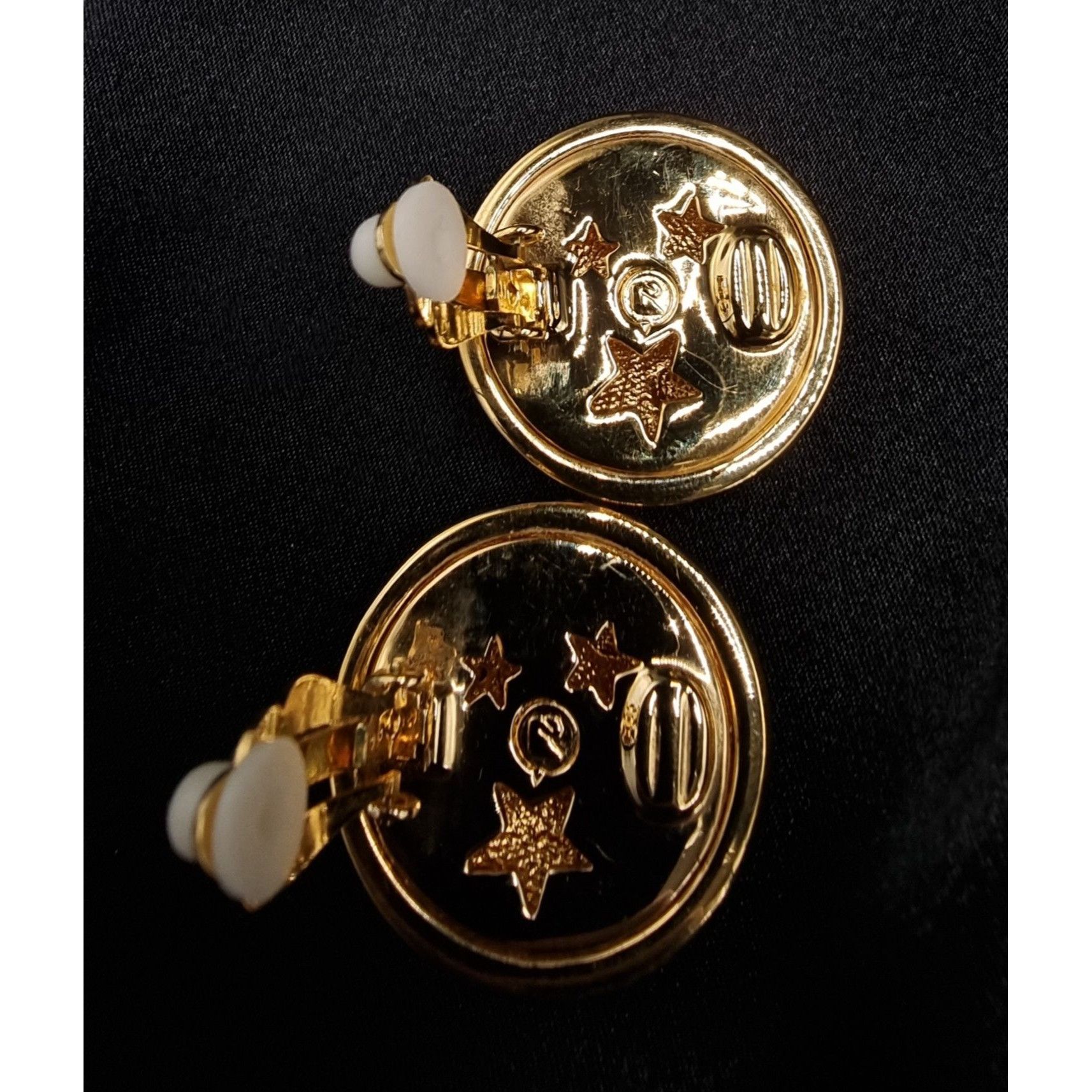 Swarovski Vintage Swarovski Early 2000s Gold-Tone Clip-On Earrings Wit Size ONE SIZE - 6 Thumbnail