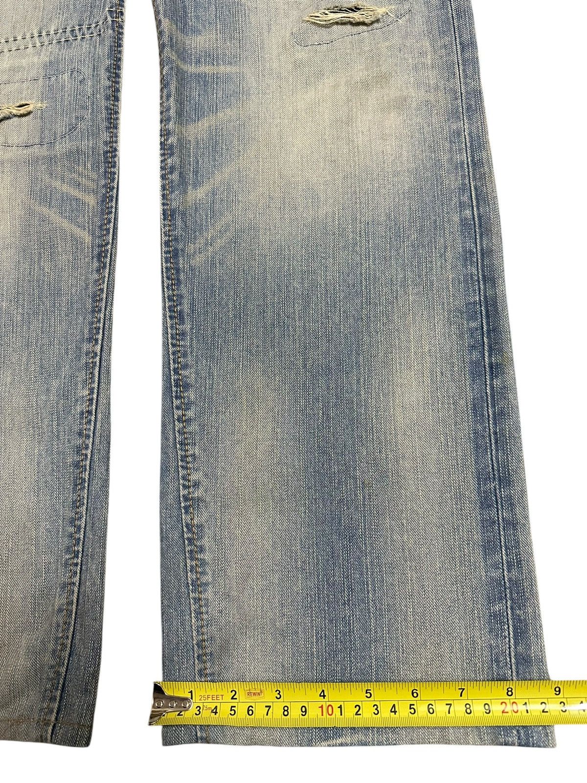 Edwin Edwin XV Exclusive Vintage Faded Wash Distressed Loose Jeans Size US 34 / EU 50 - 17 Thumbnail