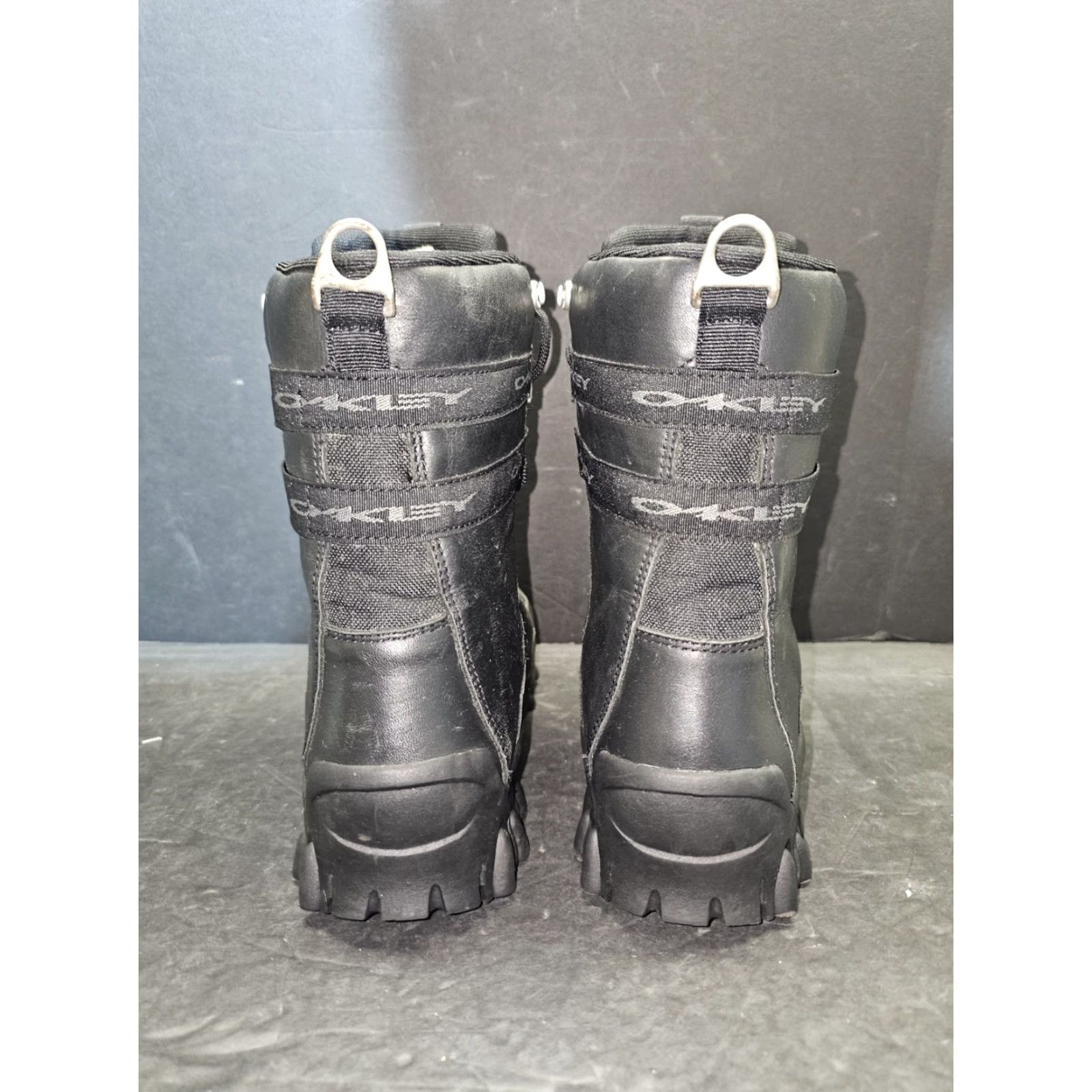 Oakley VINTAGE Oakley Casing Tactical Field Gear Boots Mid Calf Mens 9 Black Leather Waterproof Non-Slip Cushioned Combat 90s Army USA Boots Size US 8 / EU 41 - 3 Thumbnail