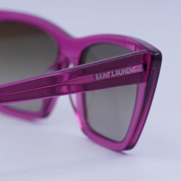 Saint Laurent Paris 🕶️ New Saint Laurent SL276 MICA 061 Cyclamen Sunglasses Size ONE SIZE - 12 Thumbnail