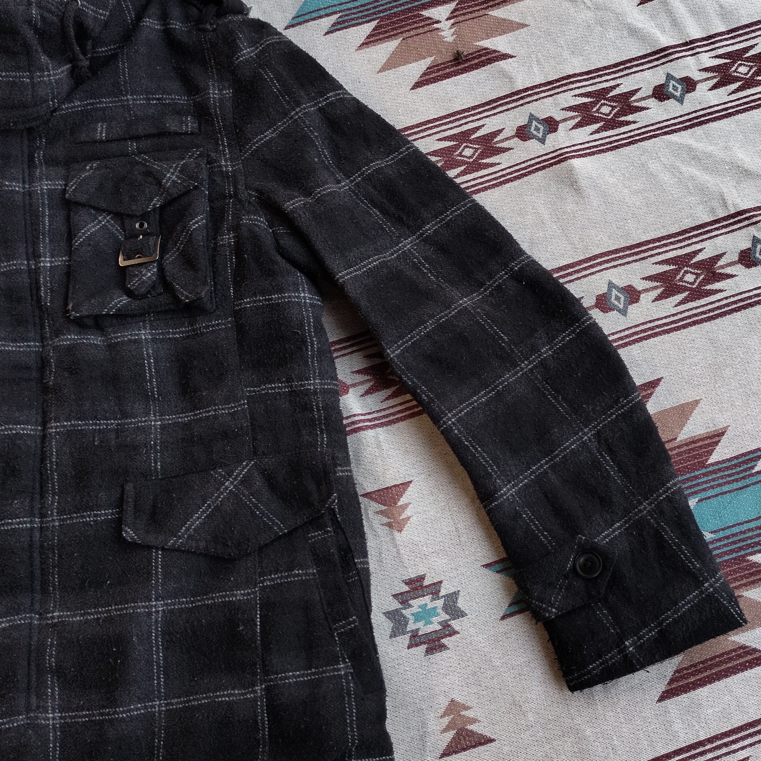 In The Attic In The Attic Rockers Garment plaid hooded jacket Size US L / EU 52-54 / 3 - 5 Thumbnail