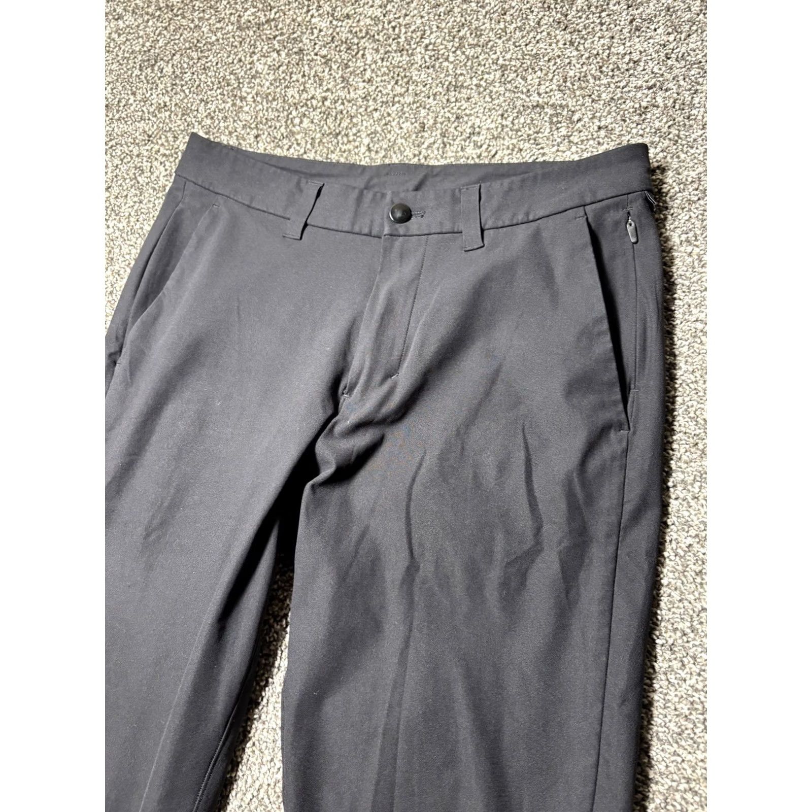 Lululemon Lululemon ABC Pants Mens 30 Black Slim Fit Trouser Warpstreme LM5975S Size US 30 / EU 46 - 5 Thumbnail