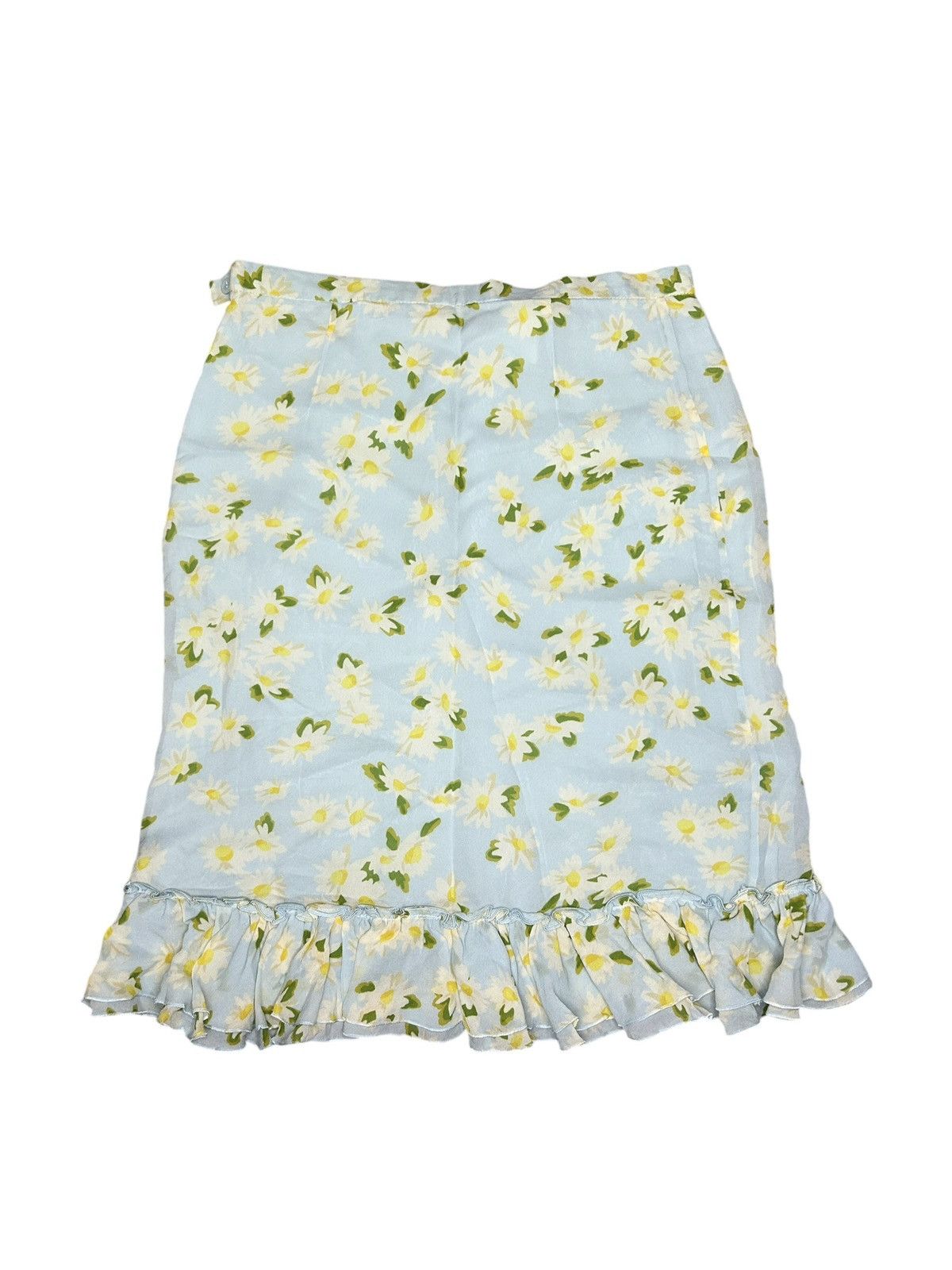 Moschino 00s Floral Skirt Size 26" / US 2 / IT 38 - 6 Thumbnail