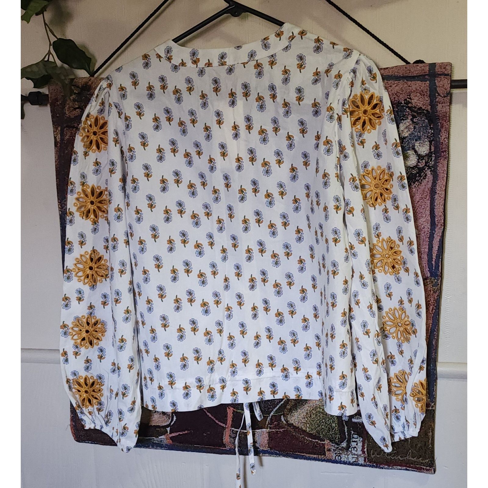 Anthropologie NWT Anthropologie Solitaire Floral Long Sleeve Med. Size M / US 6-8 / IT 42-44 - 2 Thumbnail