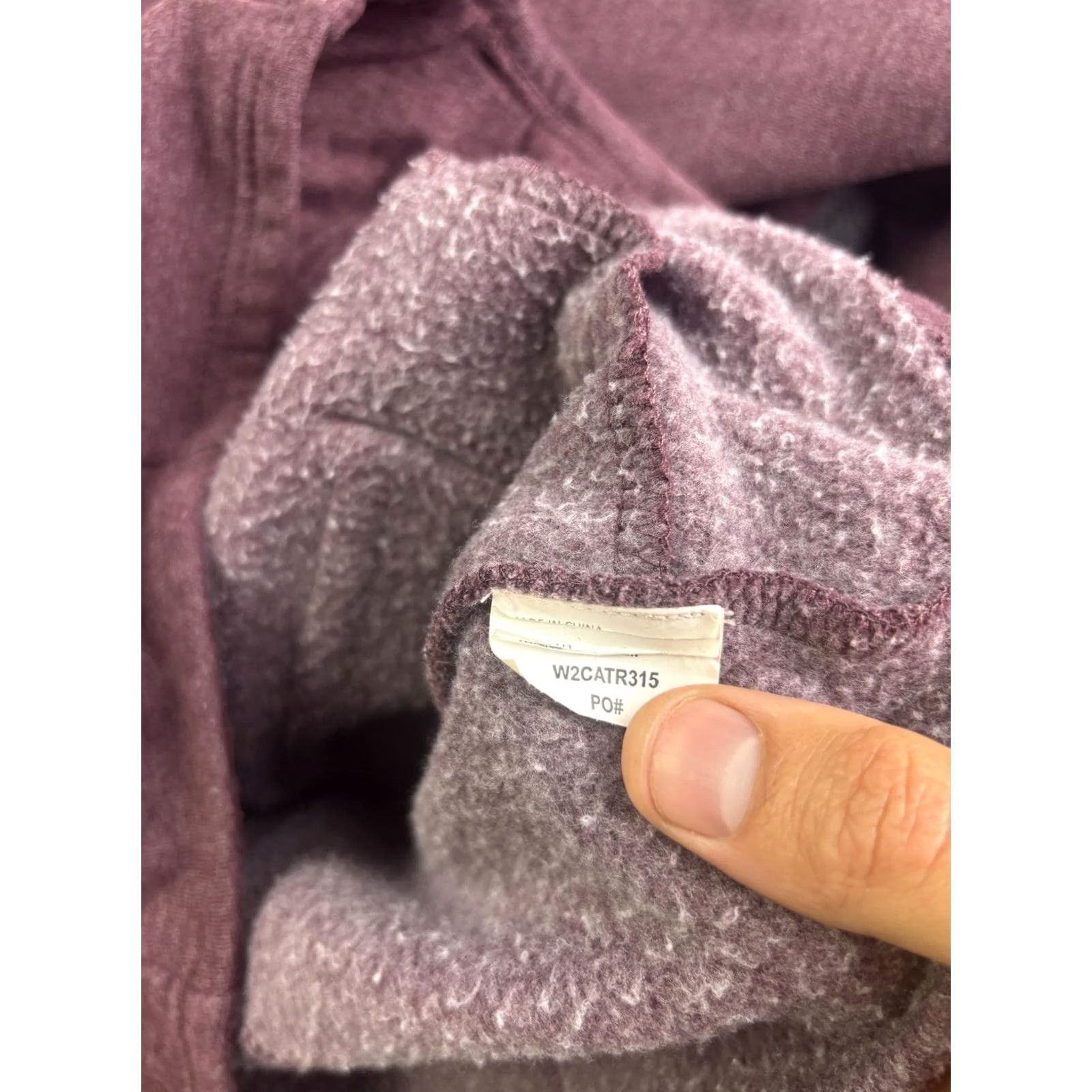 Prana prAna Jacket Womens M Purple Fleece Lined Button Front Pockets Collared Casual Outdoor Travel Size M / US 6-8 / IT 42-44 - 6 Thumbnail