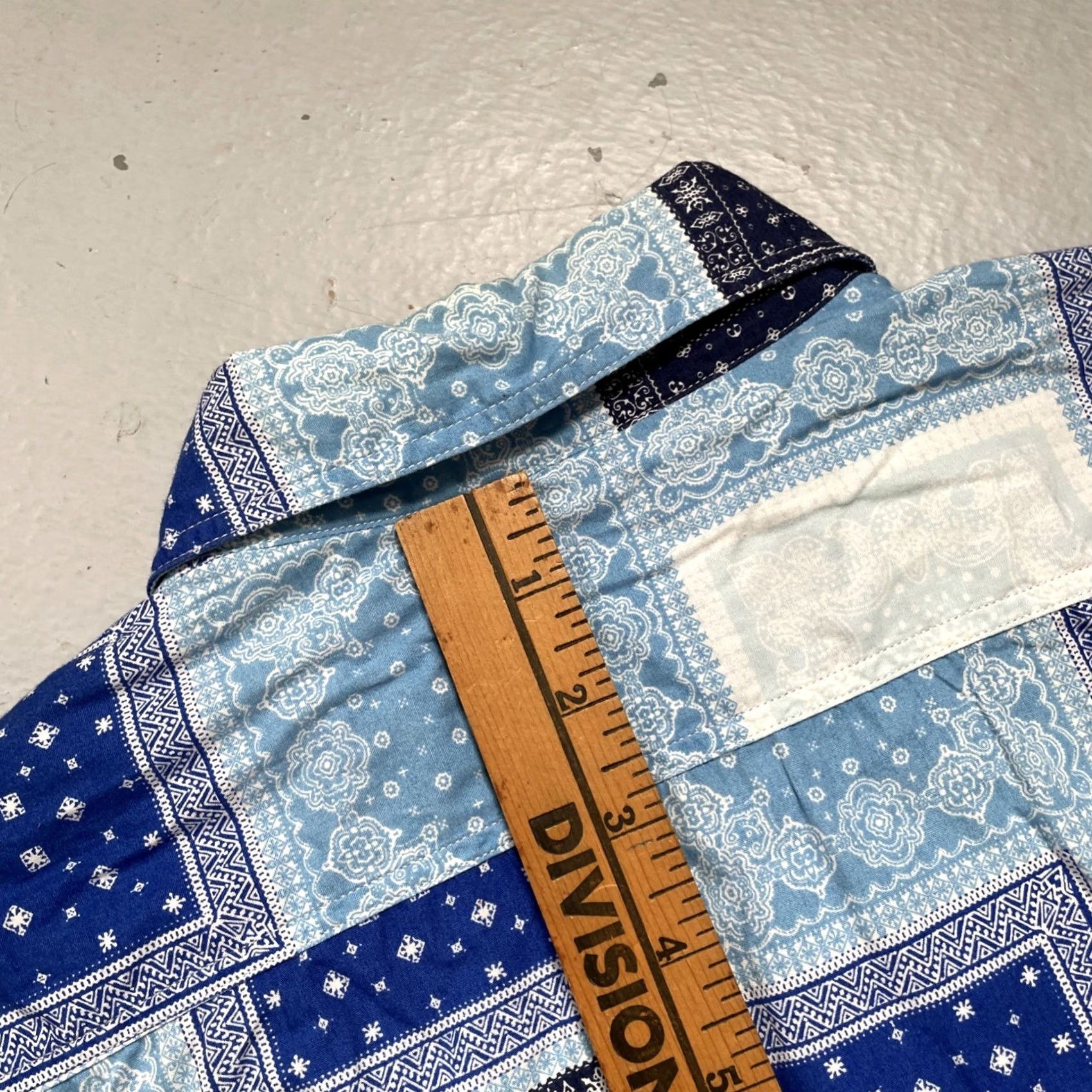 Sugar Cane Sugar Cane Work Shirt M Paisley Pattern Patchwork Light Made In Japan Size US M / EU 48-50 / 2 - 7 Thumbnail