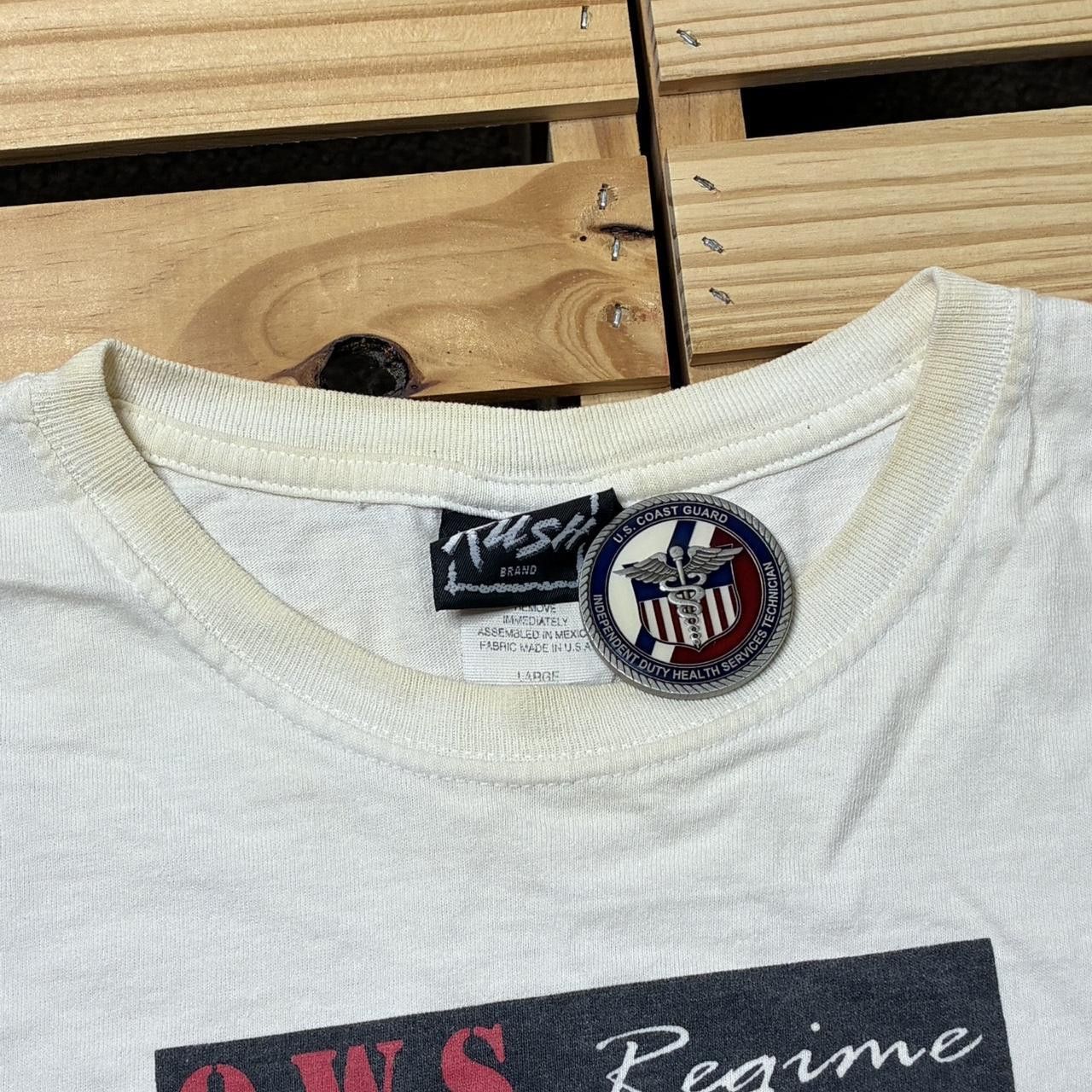 Other Vintage Rush Brand White Surf Tee Size Large Size US L / EU 52-54 / 3 - 4 Thumbnail