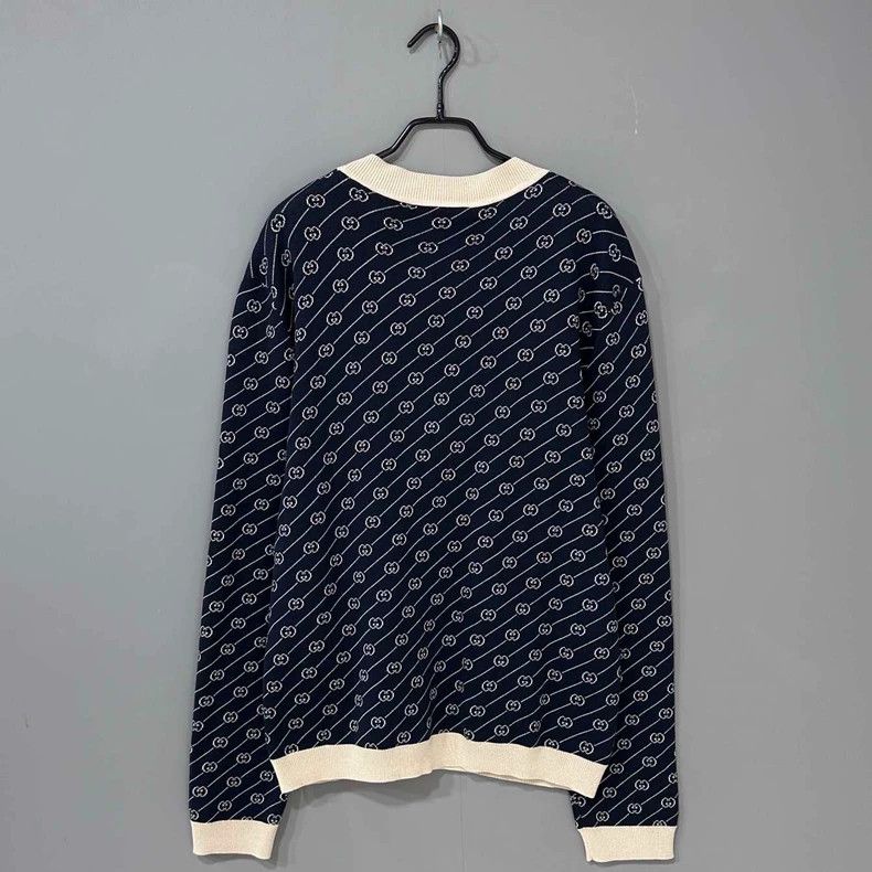 Gucci Gucci Double g jacquart full-print cardigan 2506-Nextarrow Size XS / US 0-2 / IT 36-38 - 3 Thumbnail