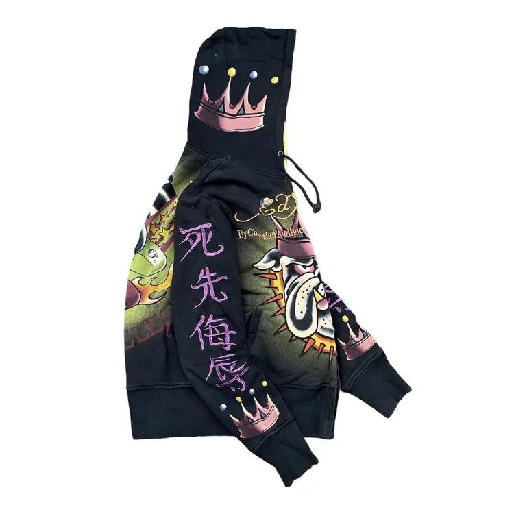 Ed Hardy Ed Hardy By Christian Audiger Death or Glory Zip Hoodie Size US S / EU 44-46 / 1 - 7 Thumbnail