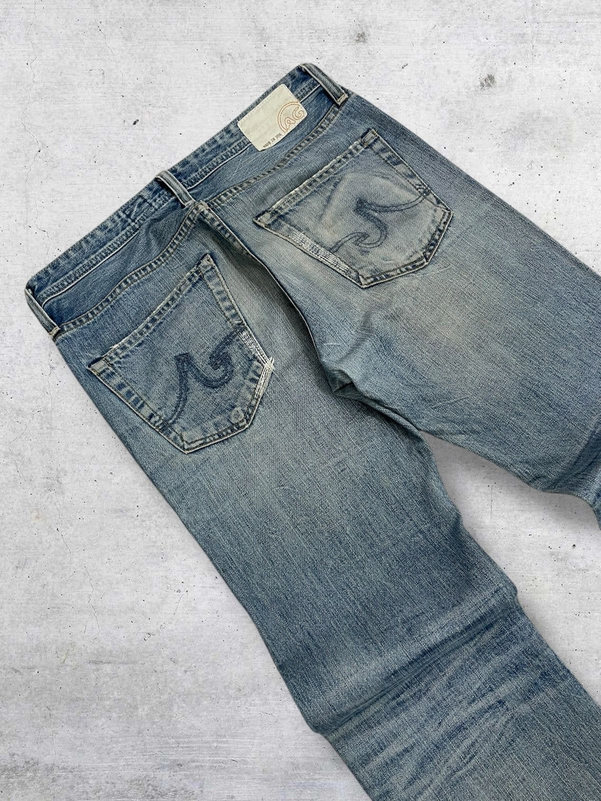AG Adriano Goldschmied VINTAGE AG ADRIANO GOLDSHMIED MUDWASH RIPPING OG STYLE DENIM Size US 32 / EU 48 - 14 Thumbnail