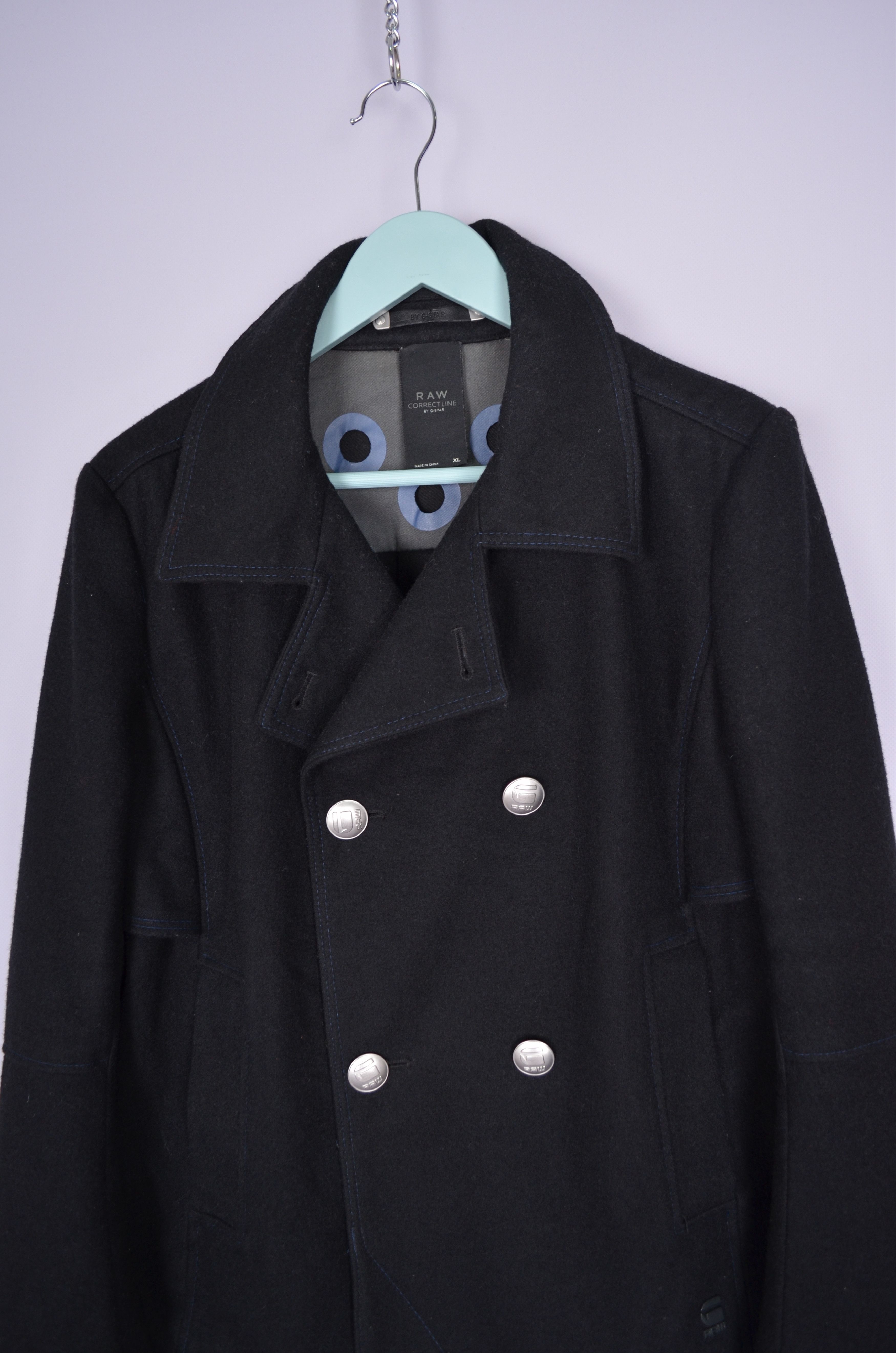 Designer × G-Star G-Star CL P-Coat Double Breasted Wool Coat Jacket Size XL Size XL / US 12-14 / IT 48-50 - 2 Thumbnail