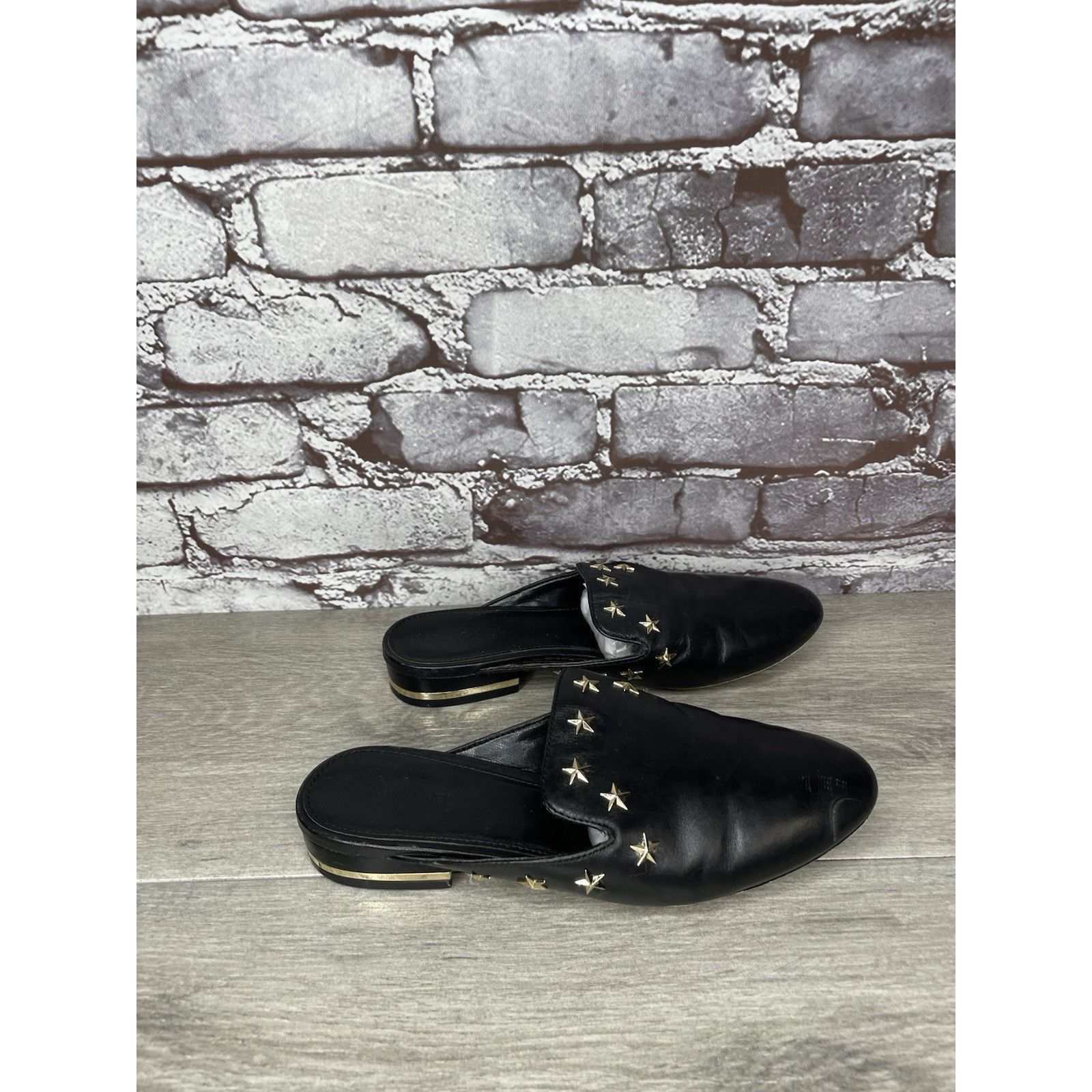 Michael Kors Michael Kors Natasha Admiral Black Leather Studded Stars Poi Size US 5 / IT 35 - 11 Thumbnail