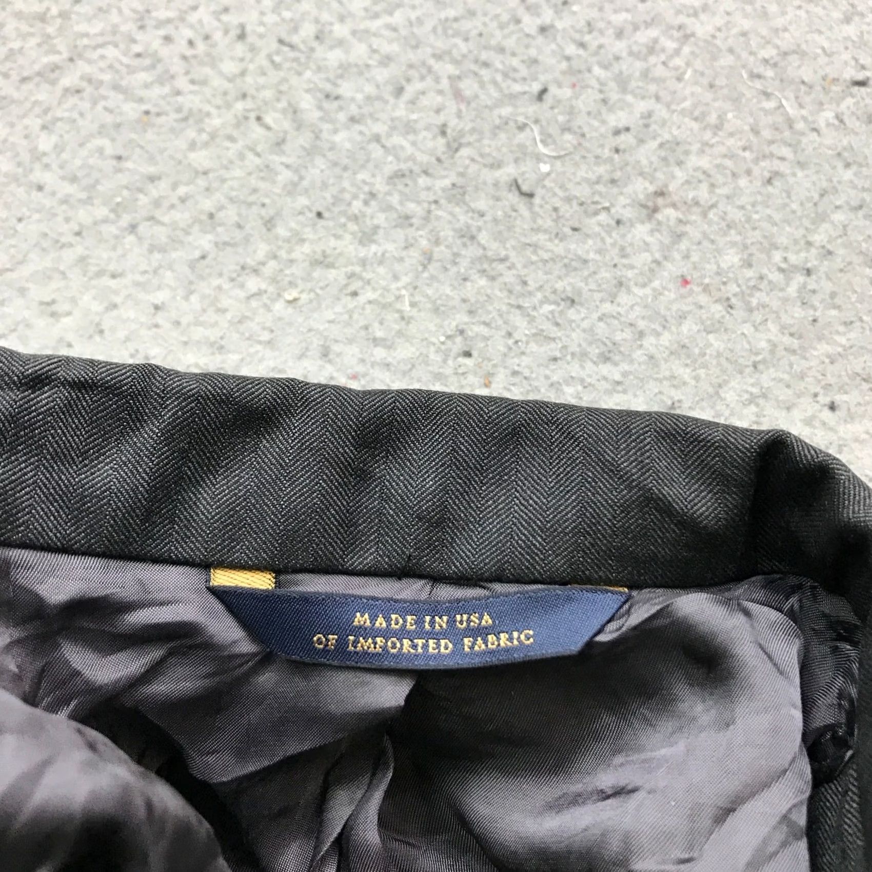 Brooks Brothers Brooks Brothers 1818 Regent Wool Blazer Jacket Coat Mens Small 38R Gray Solid Pockets Lined Wool Outer Shell Button Short Coat Size 36R - 6 Thumbnail